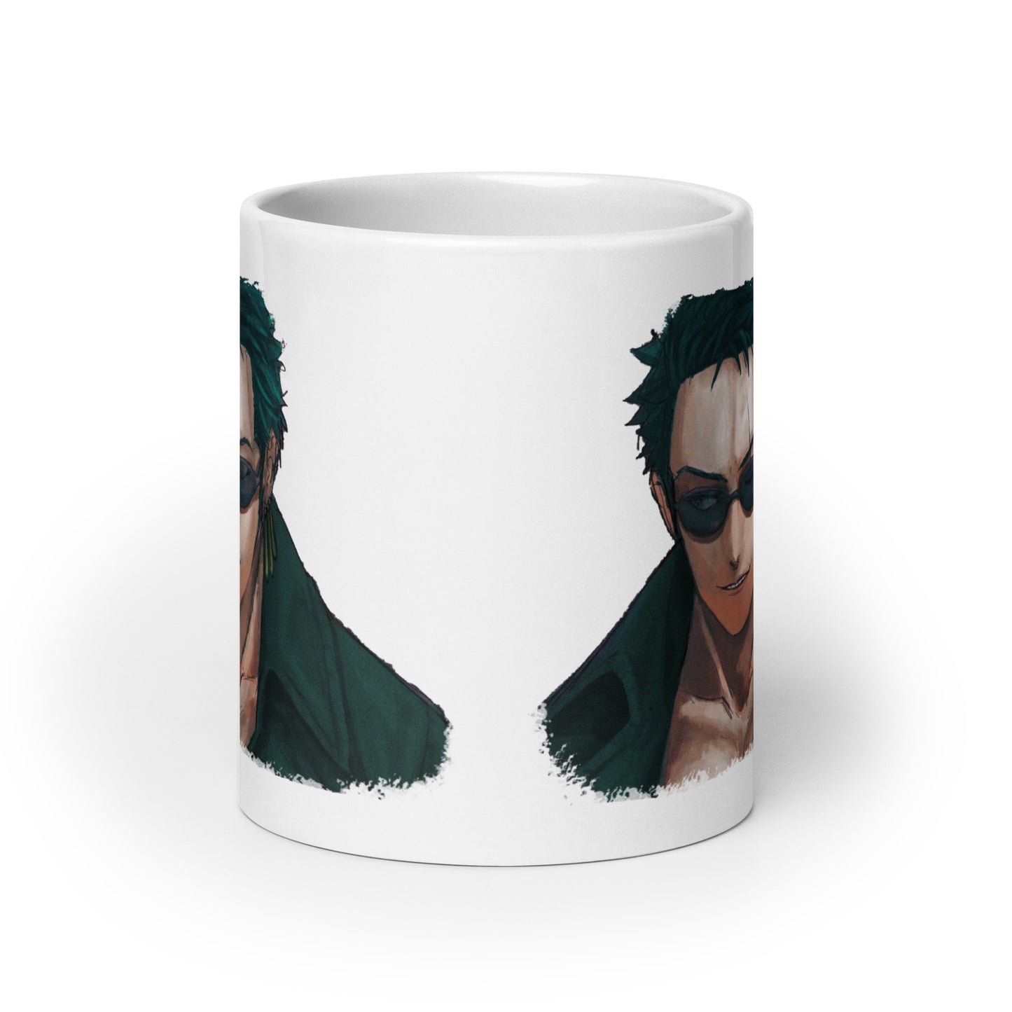 White Glossy Mug - Zoro 32