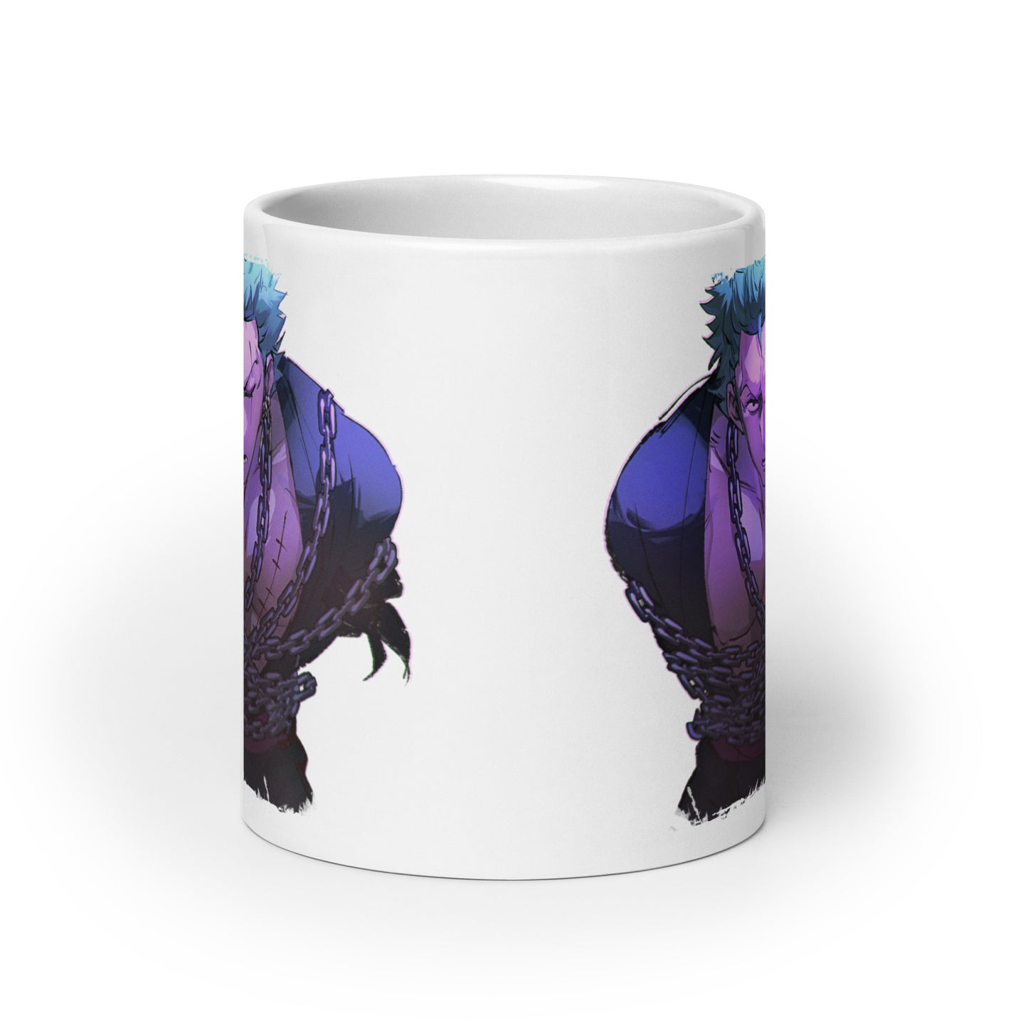 White Glossy Mug - Zoro 36