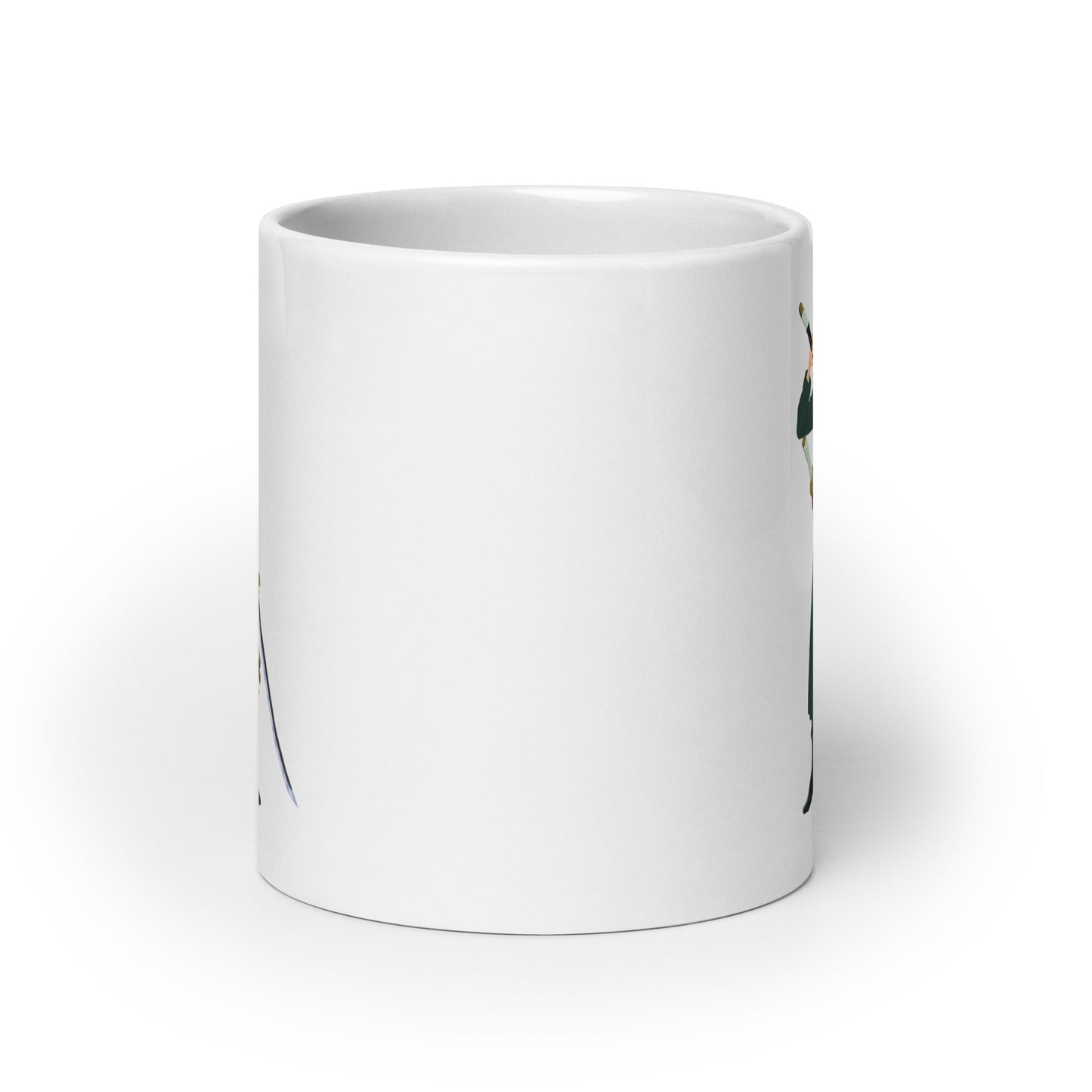 White Glossy Mug - Zoro 37