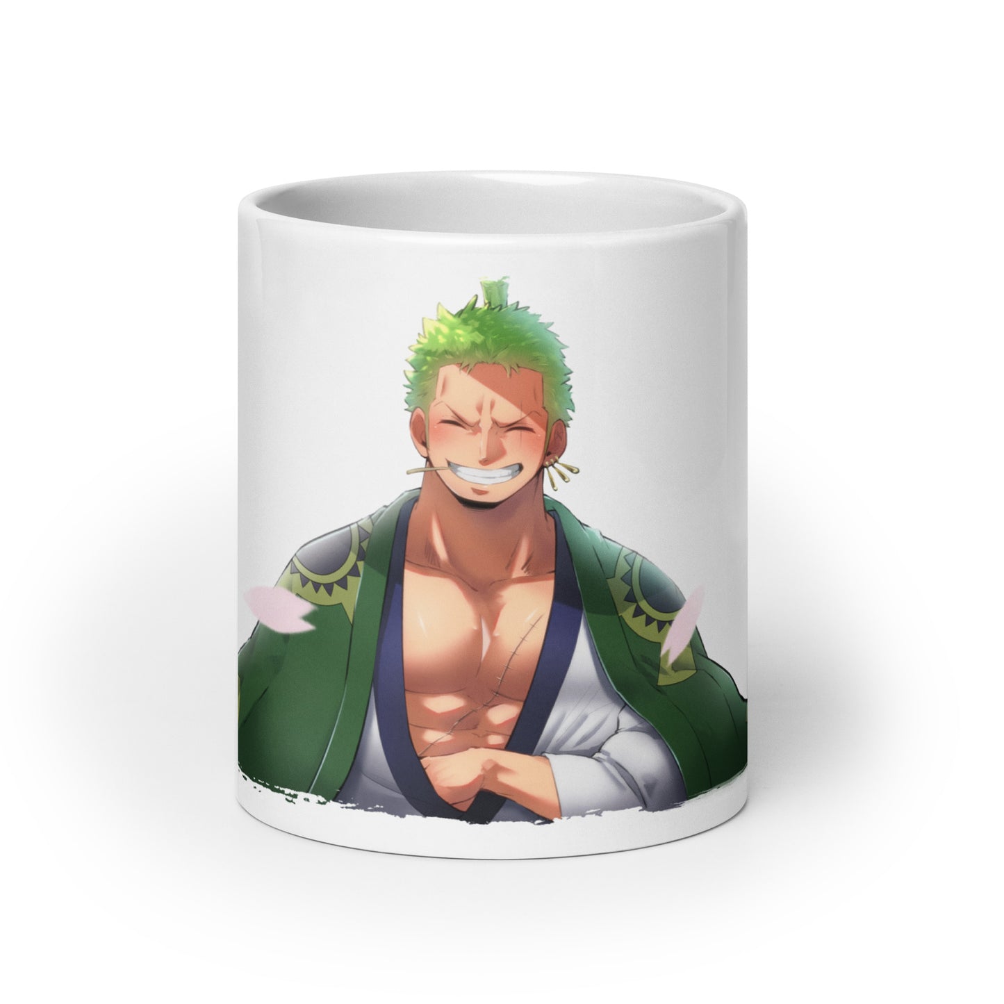 White Glossy Mug - Zoro 38