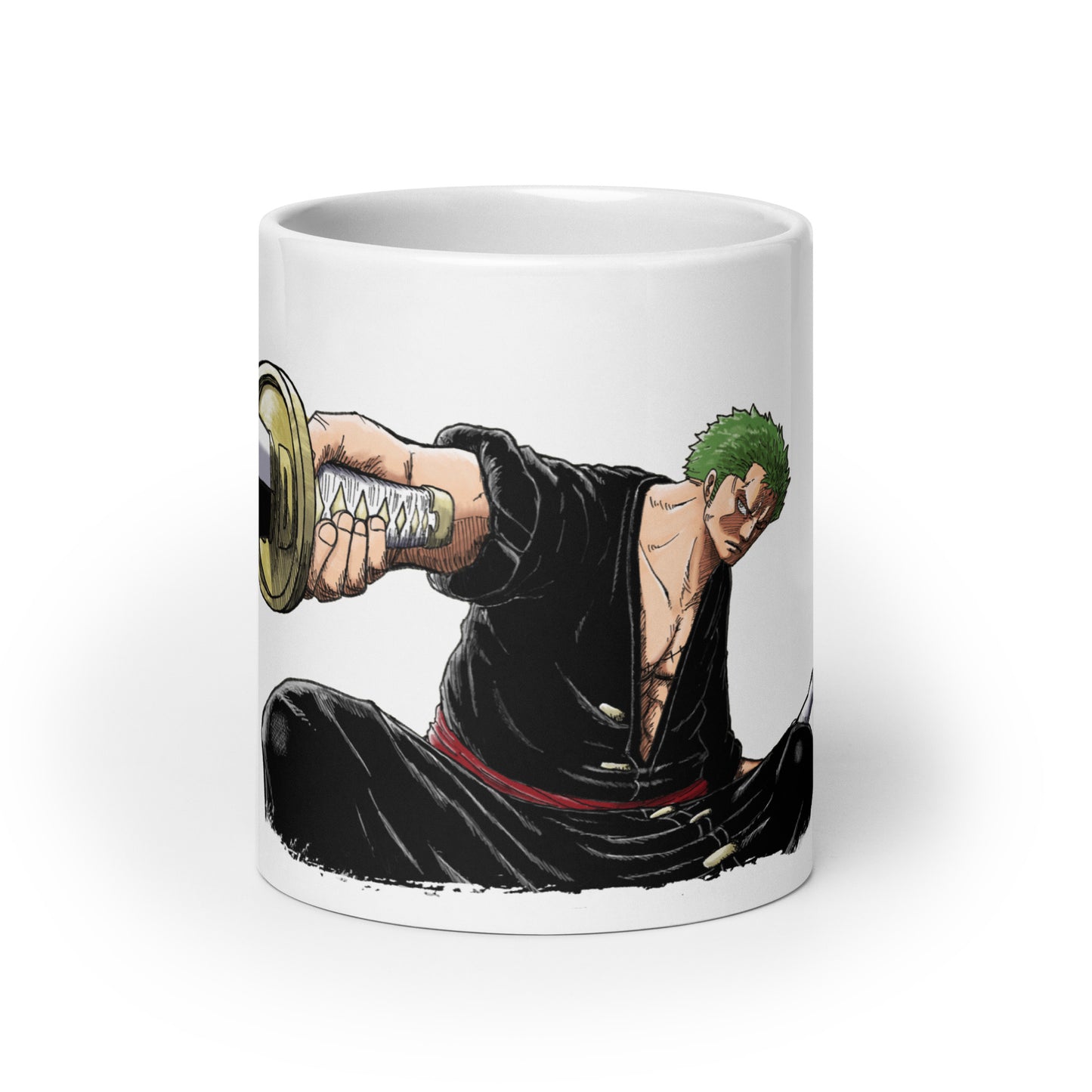 White Glossy Mug - Zoro 39