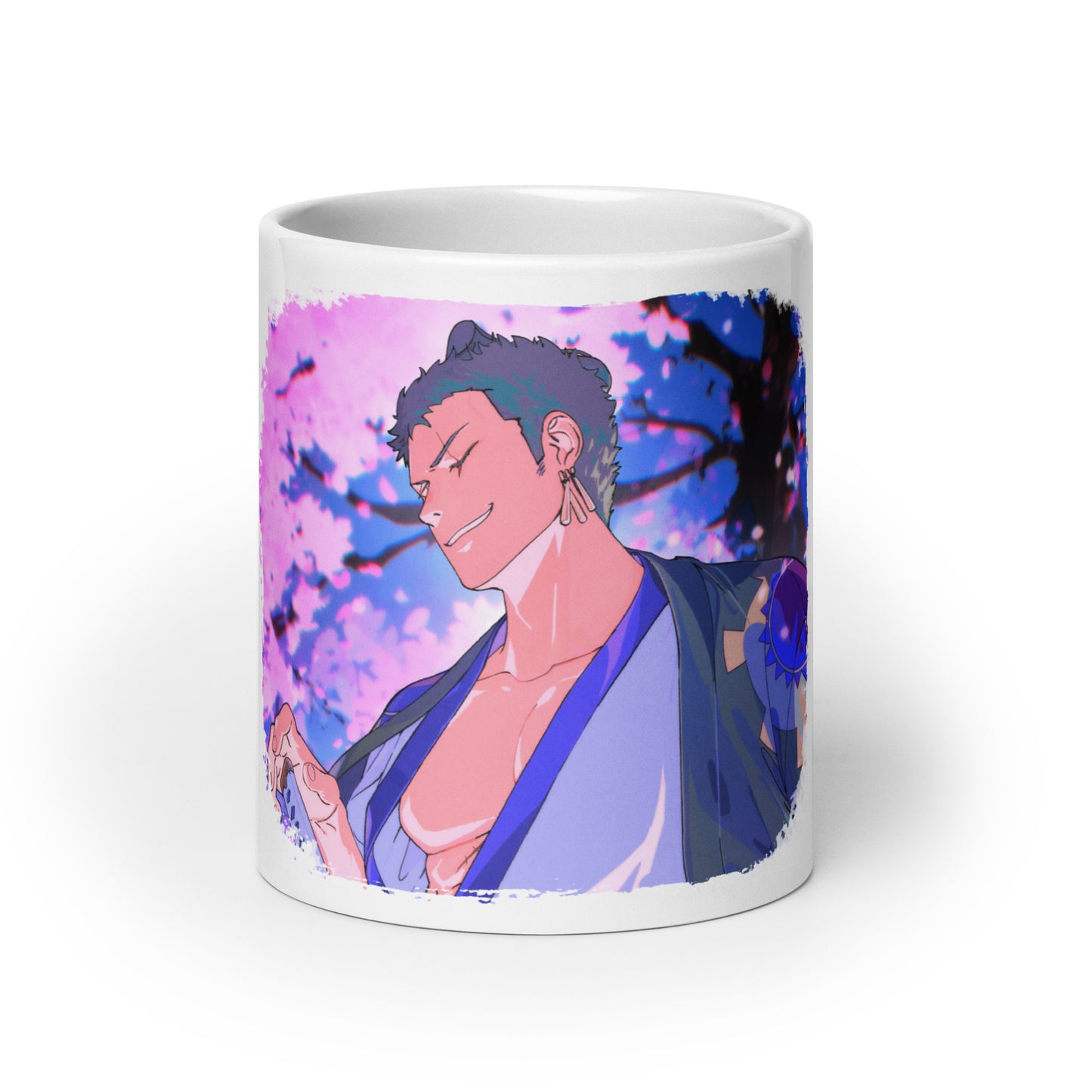 White Glossy Mug - Zoro 41