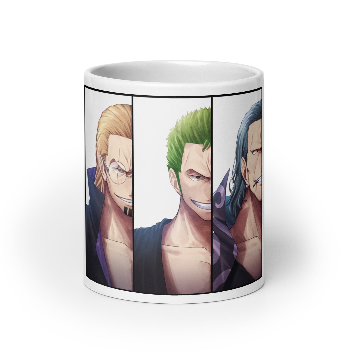 White Glossy Mug - Zoro 43 (a)