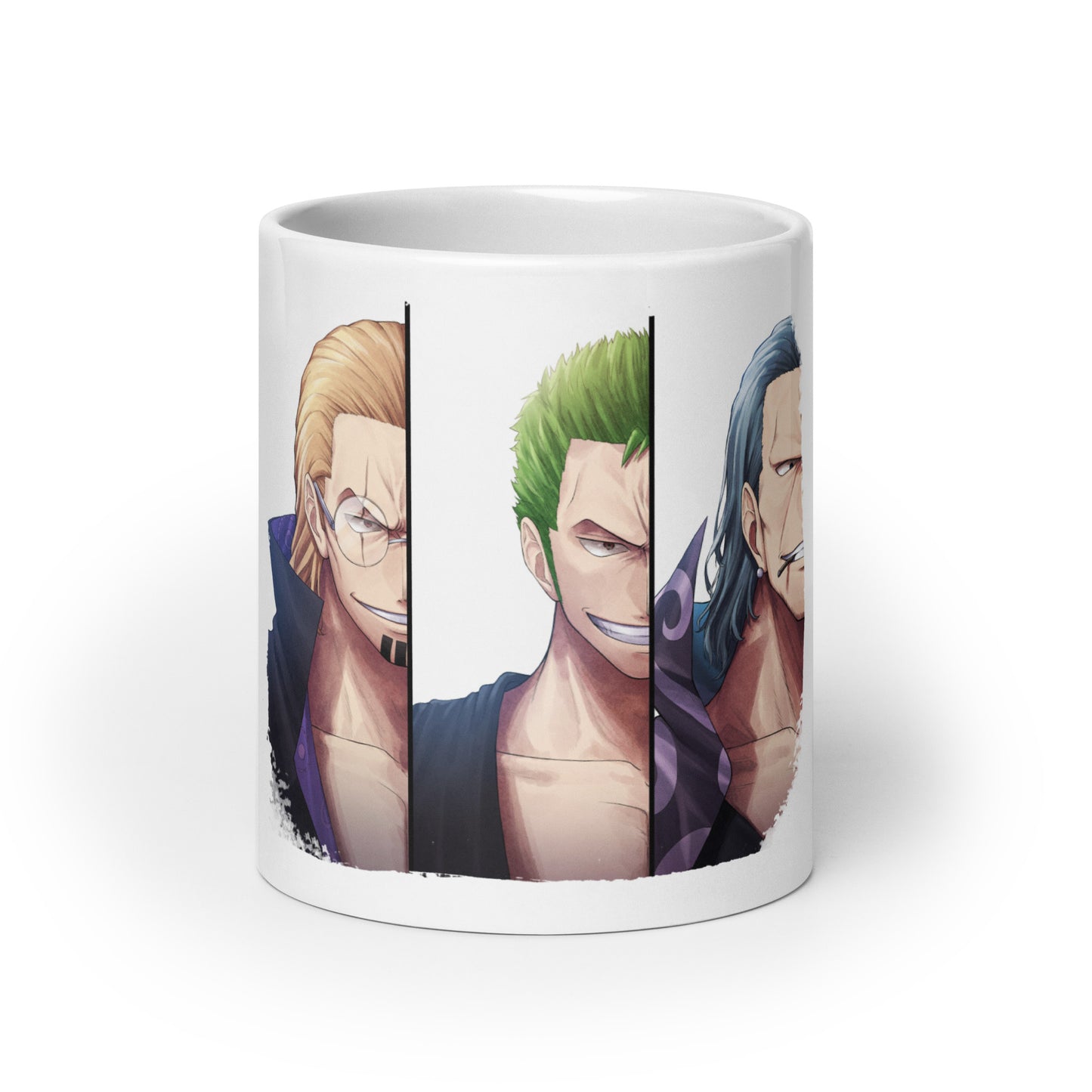 White Glossy Mug - Zoro 43 (b)