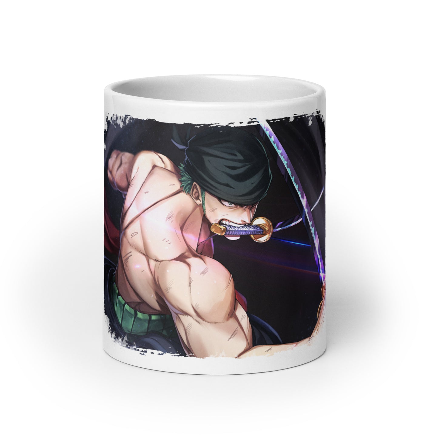 White Glossy Mug - Zoro 44