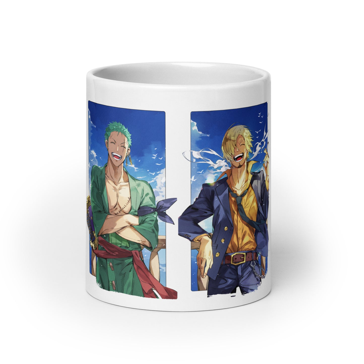 White Glossy Mug - Zoro 46