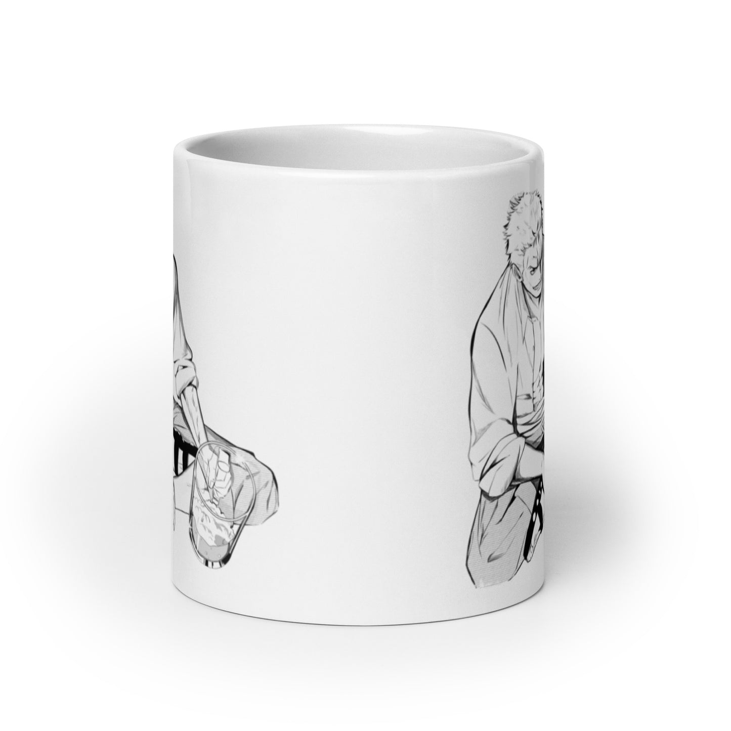 White Glossy Mug - Zoro 47