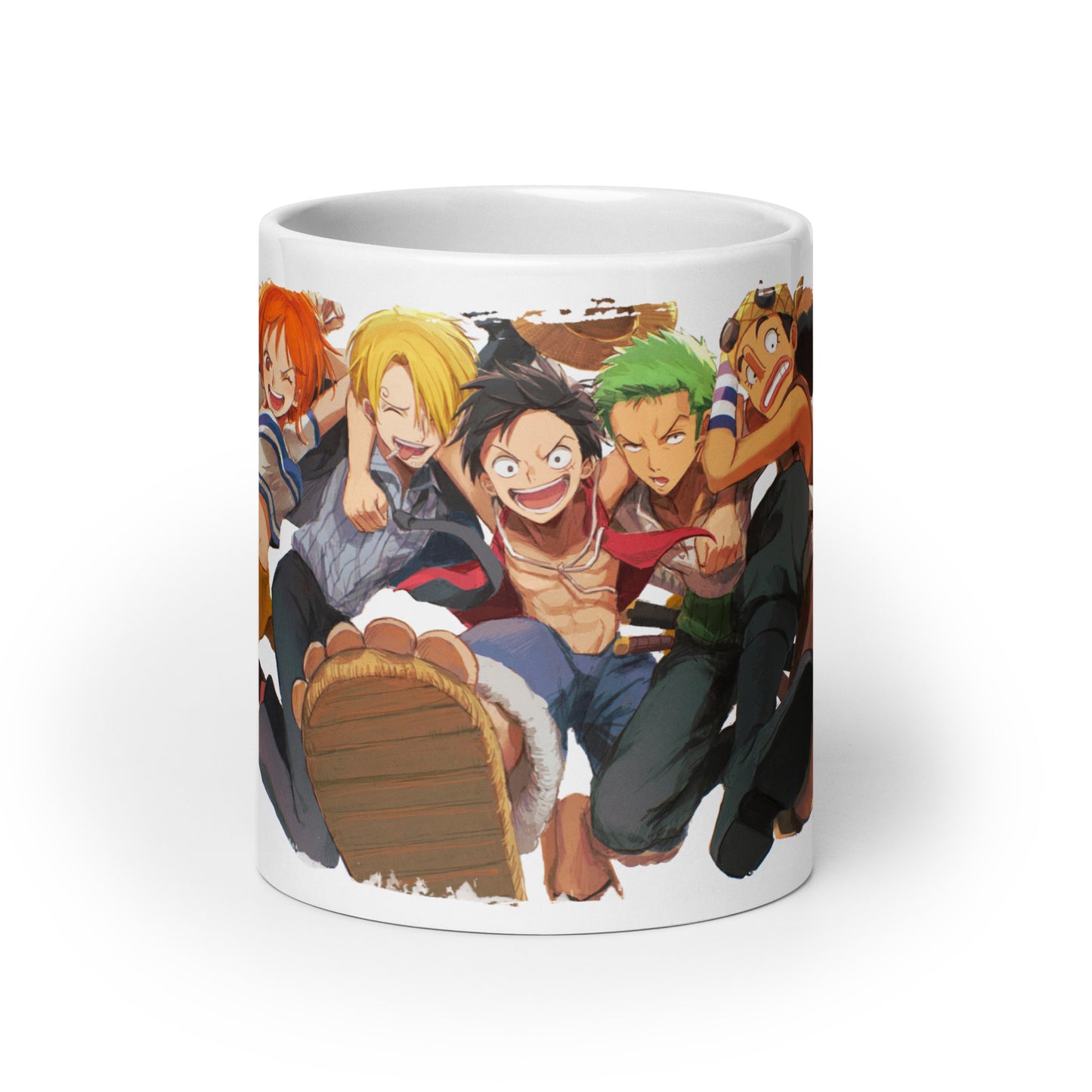 White Glossy Mug - Zoro 49