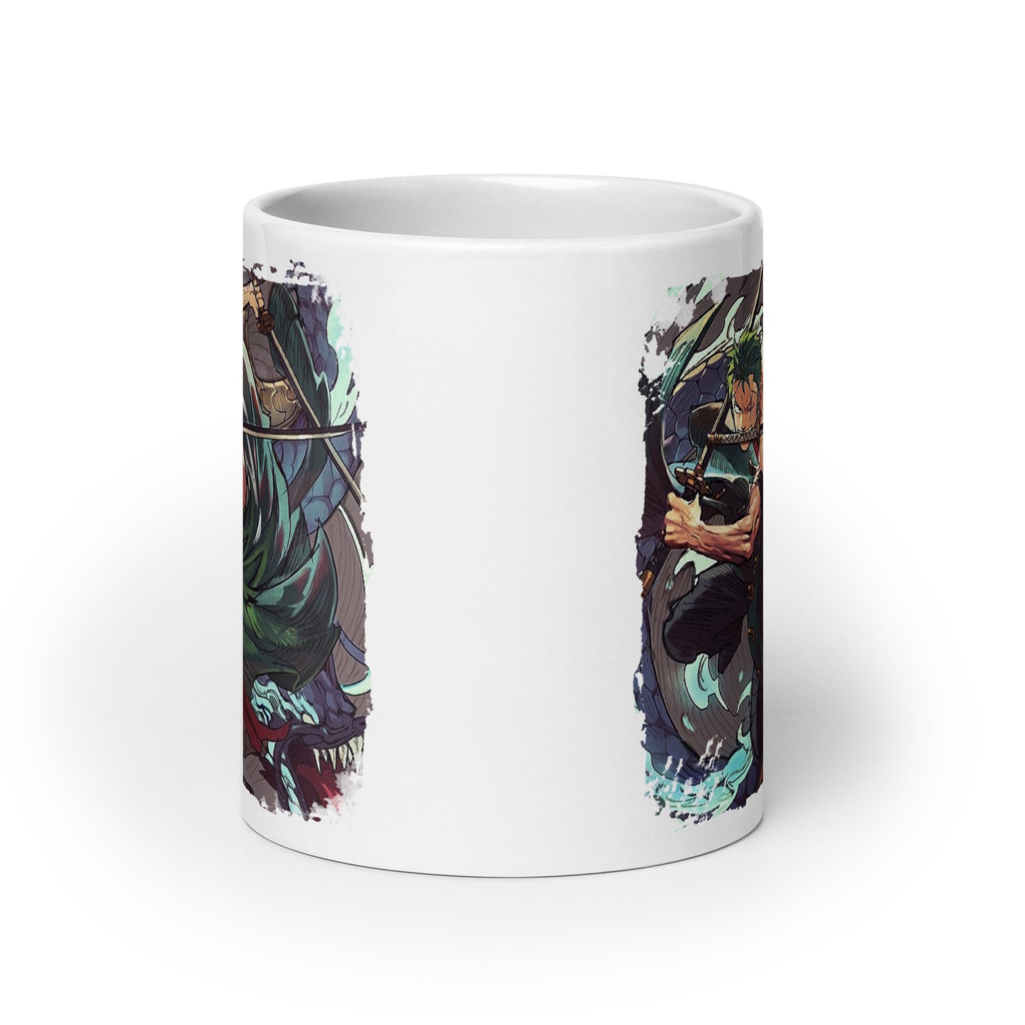 White Glossy Mug - Zoro 53