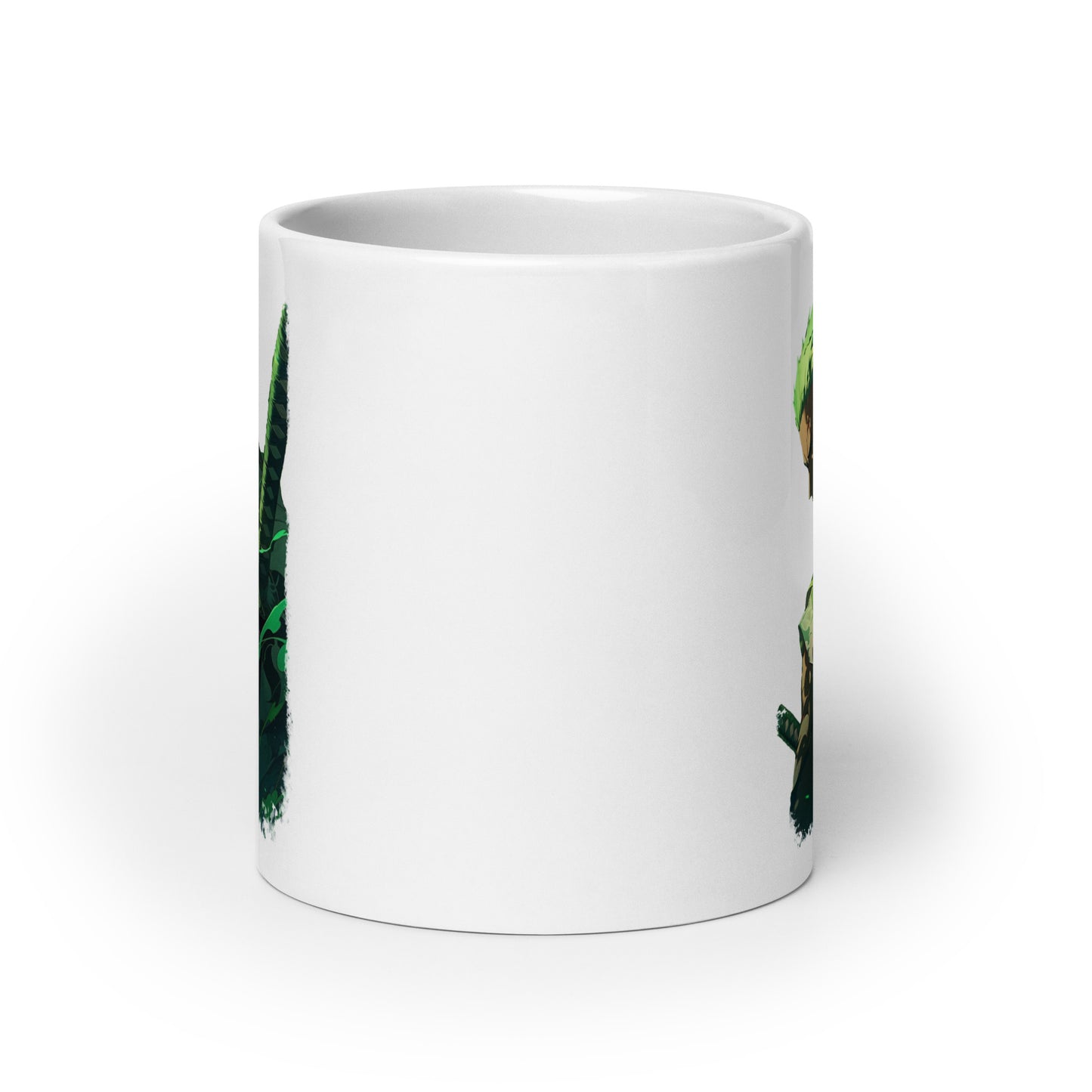 White Glossy Mug - Zoro 55