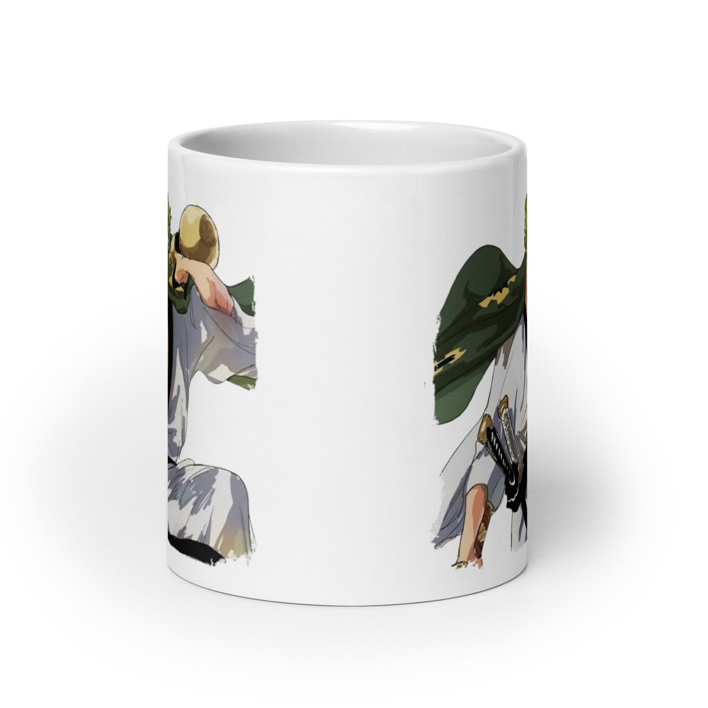 White Glossy Mug - Zoro 56