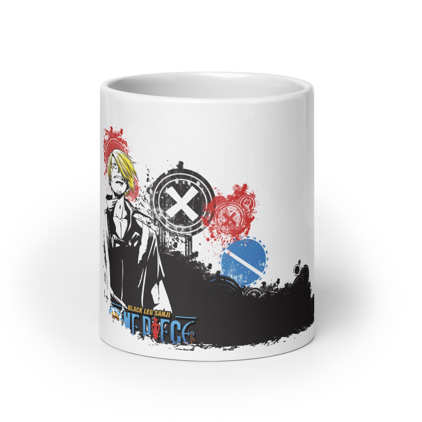 White Glossy Mug -Sanji  2