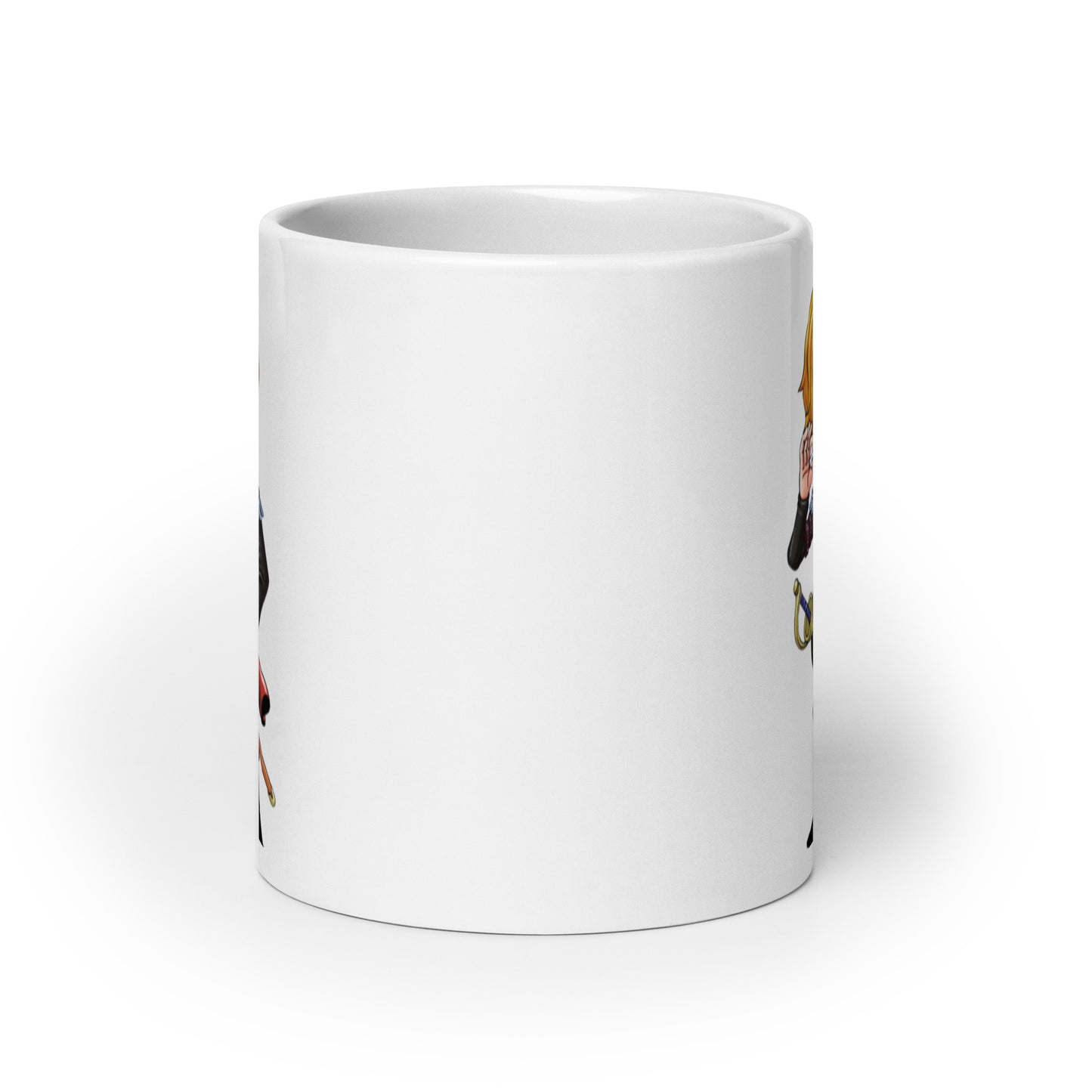 White Glossy Mug -Sanji 13