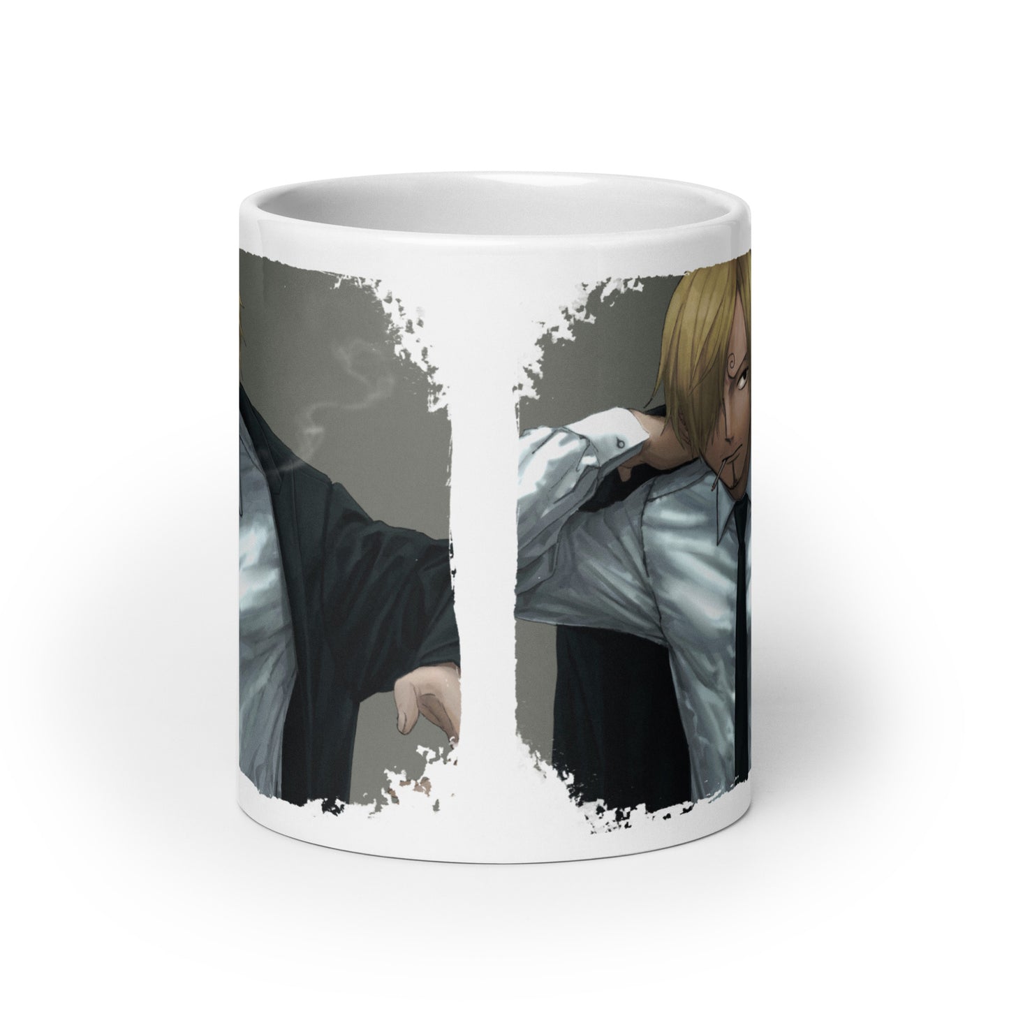 White Glossy Mug -Sanji 15