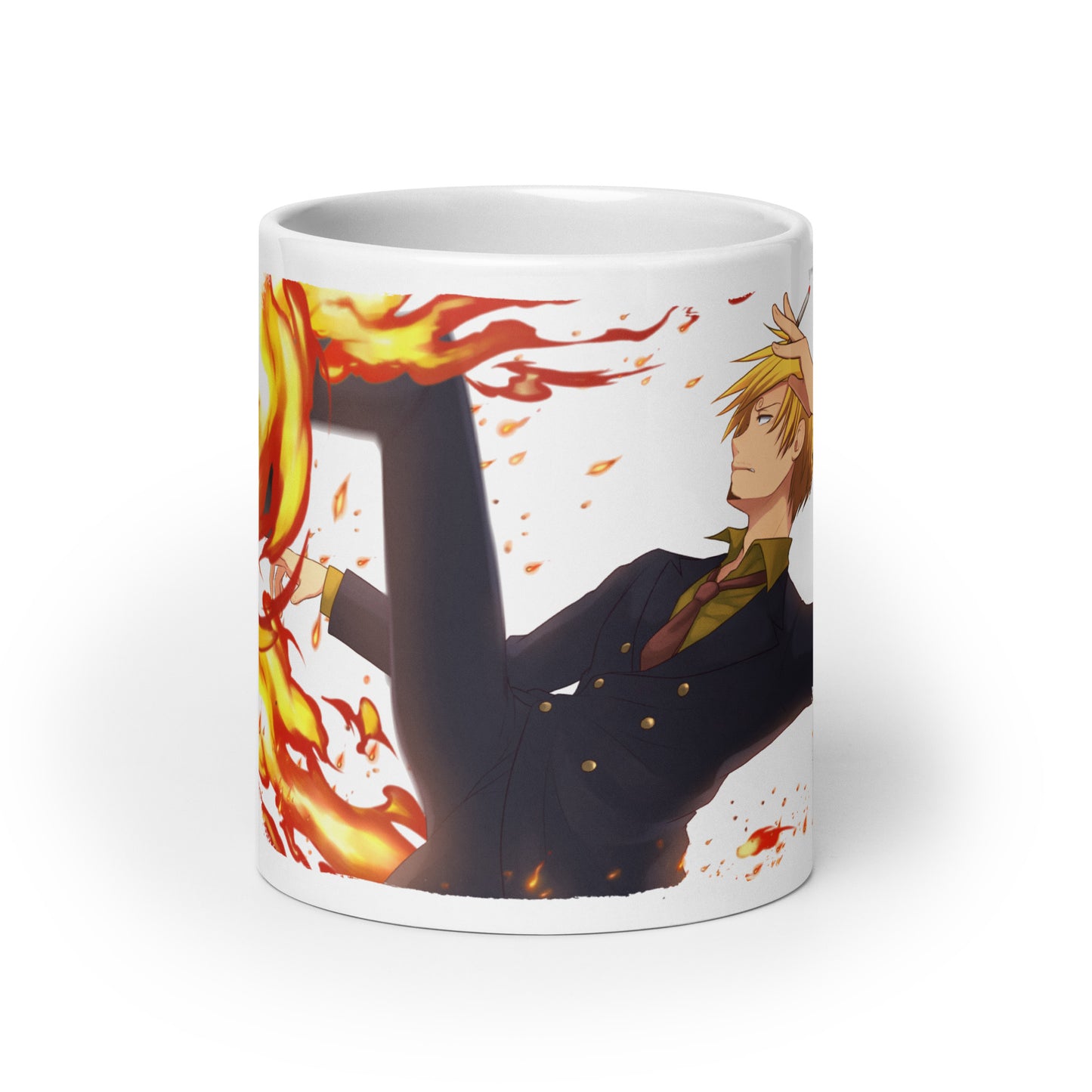 White Glossy Mug -Sanji 19