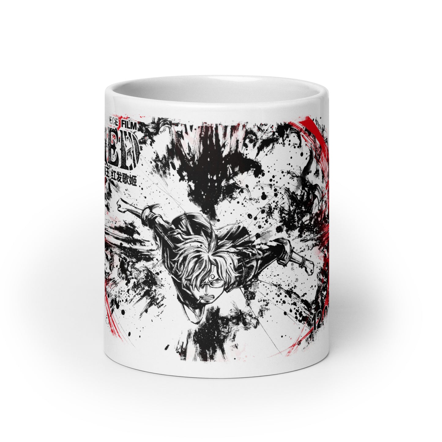 White Glossy Mug -Sanji 22