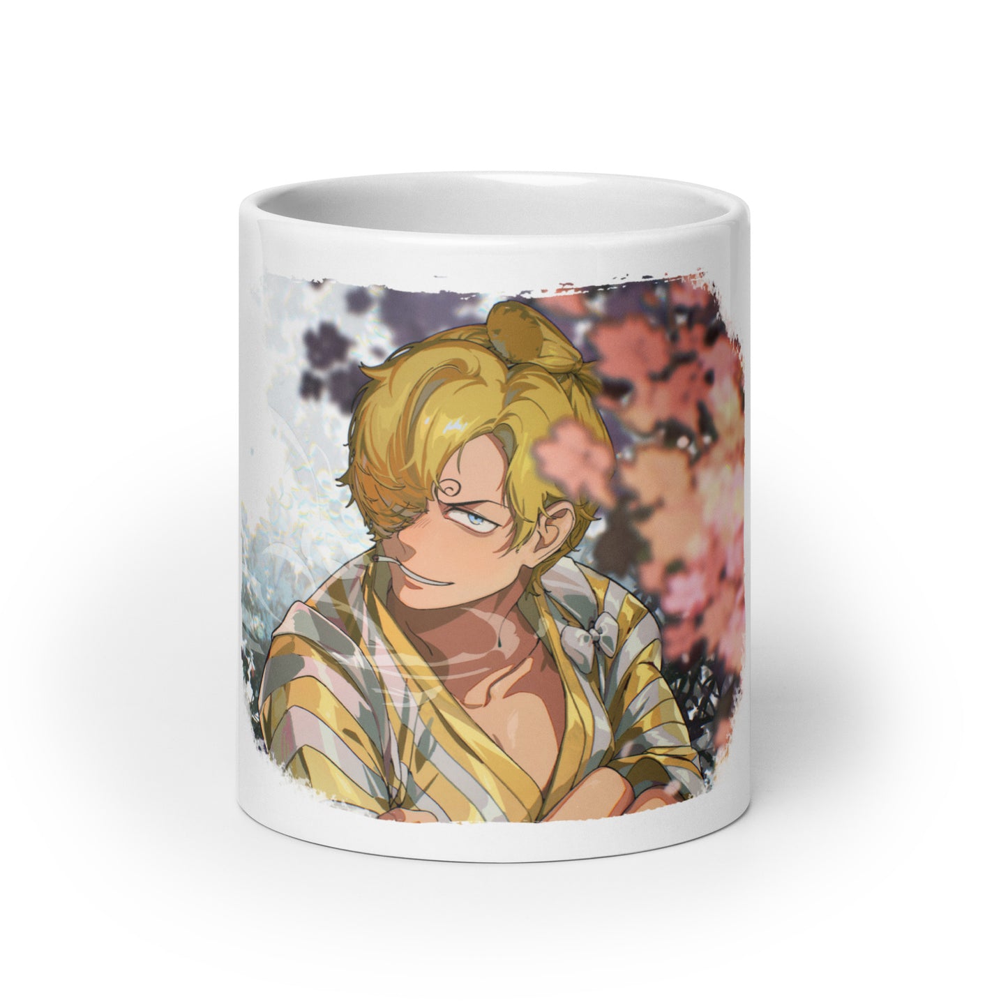 White Glossy Mug -Sanji 23