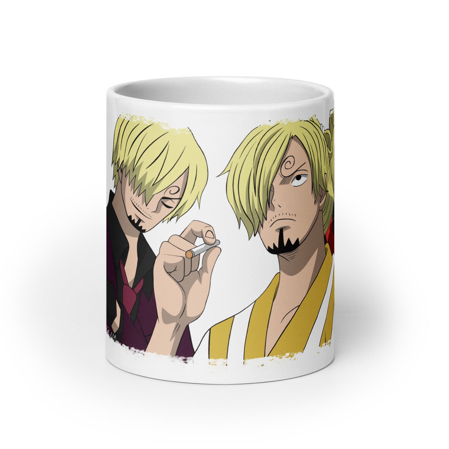 White Glossy Mug -Sanji 24