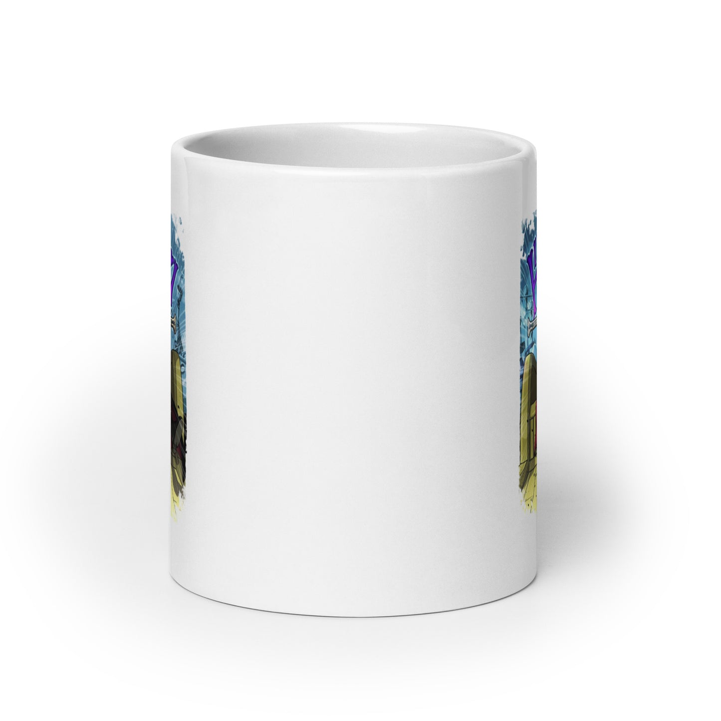 White Glossy Mug - Mihawk 14