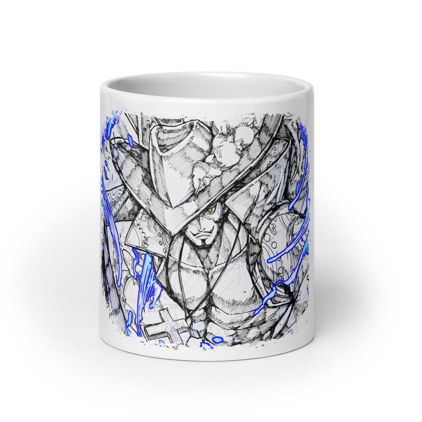 White Glossy Mug - Mihawk 40