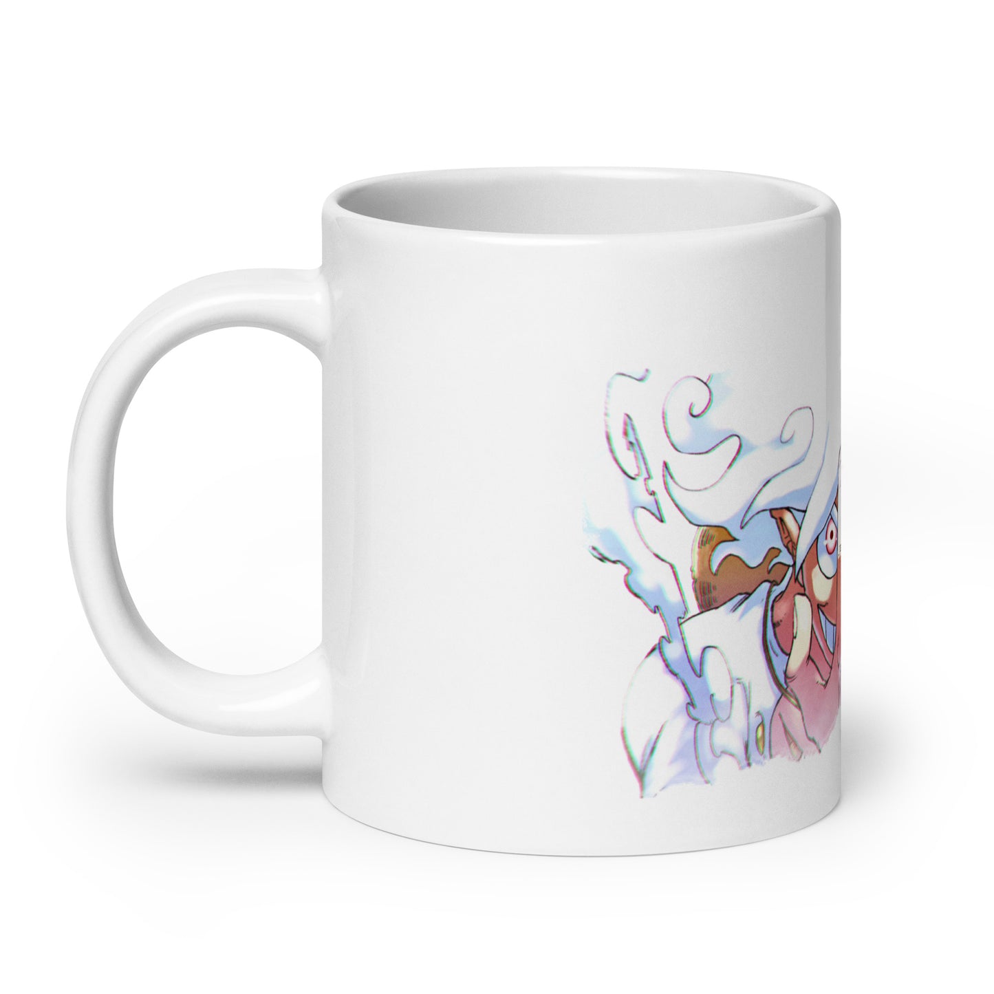 White Glossy Mug - Luffy 1