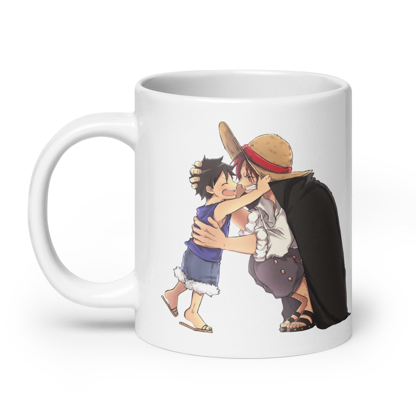 White Glossy Mug - Luffy 2