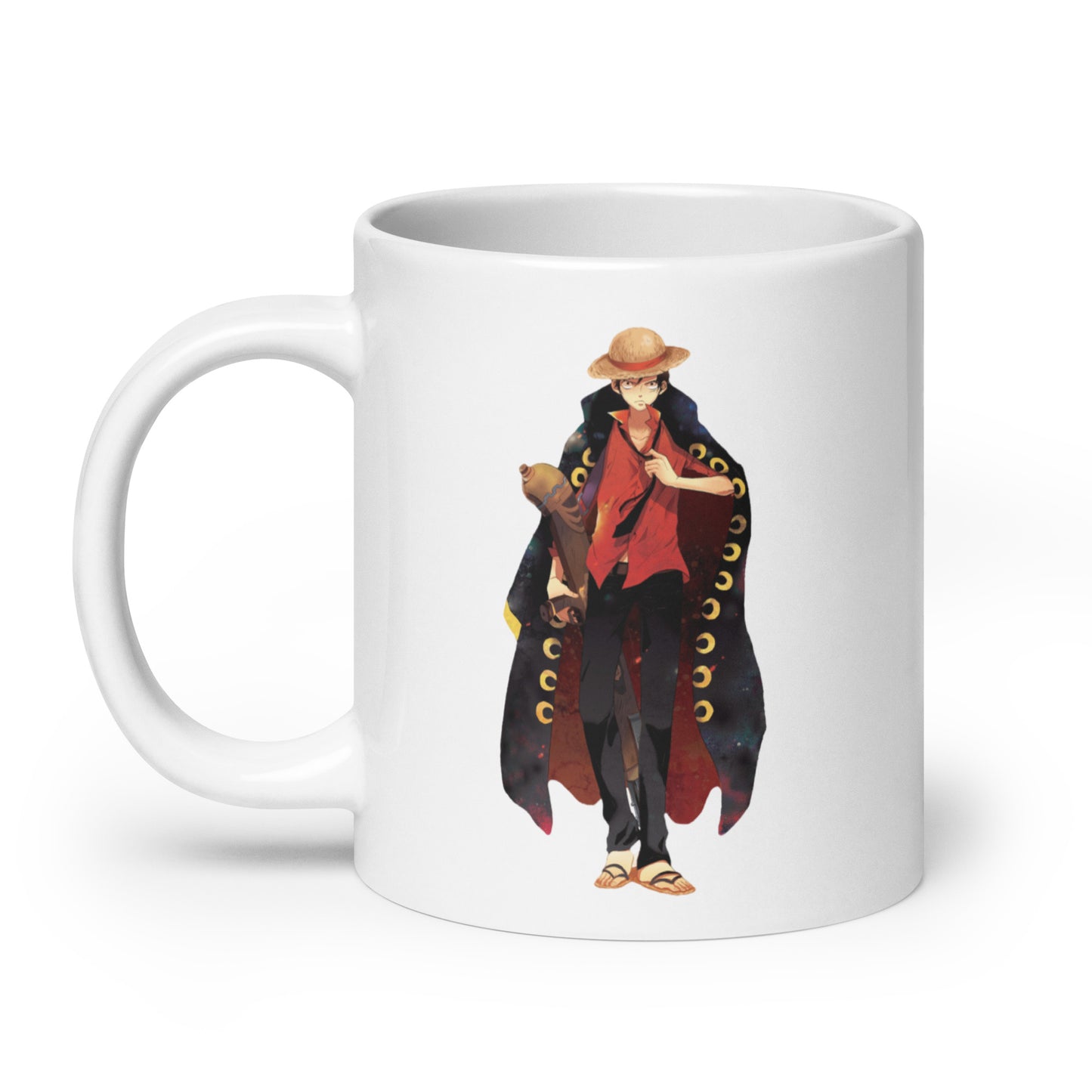 White Glossy Mug - Luffy 4