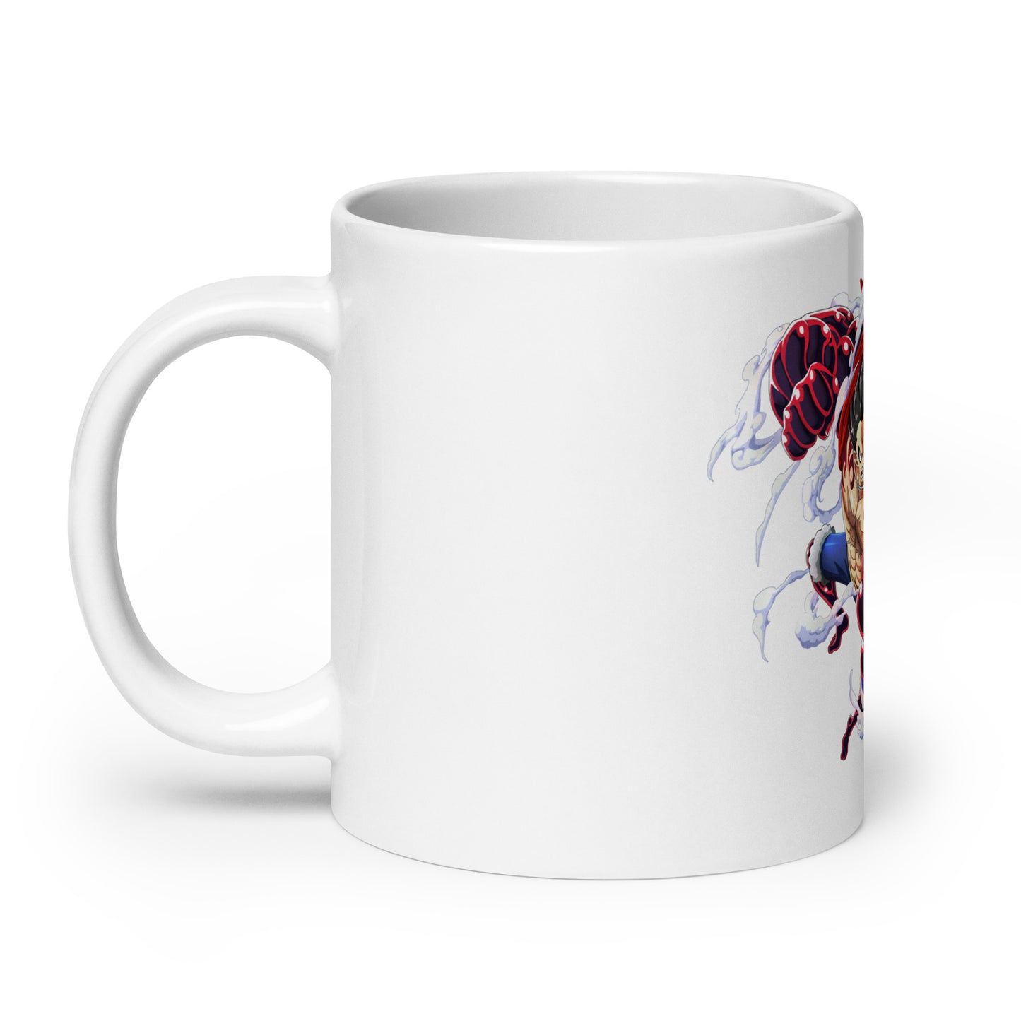 White Glossy Mug - Luffy 5