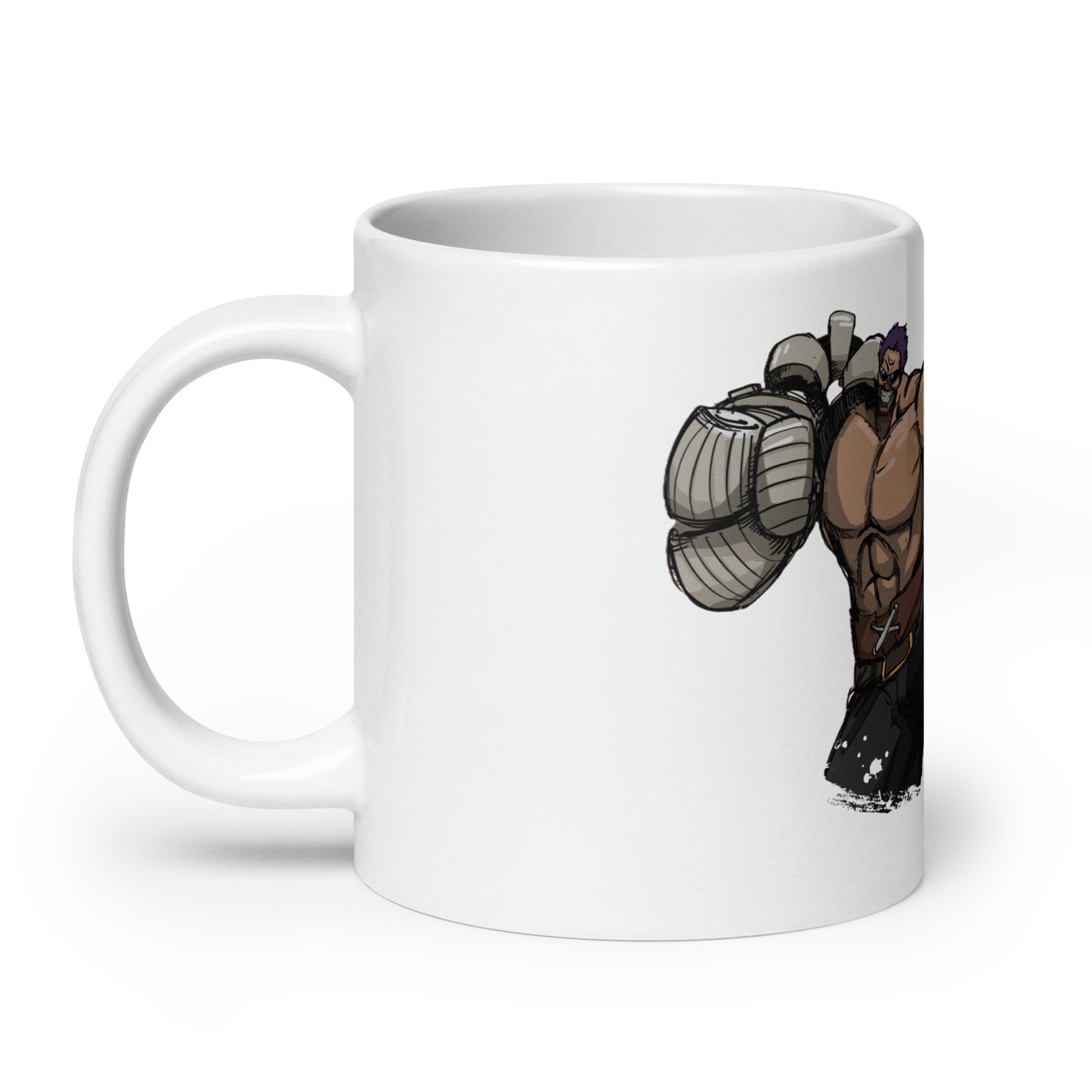 White Glossy Mug - Luffy 7