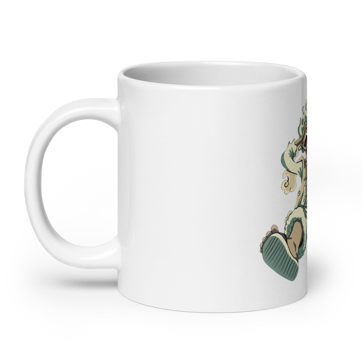 White Glossy Mug - Luffy 8