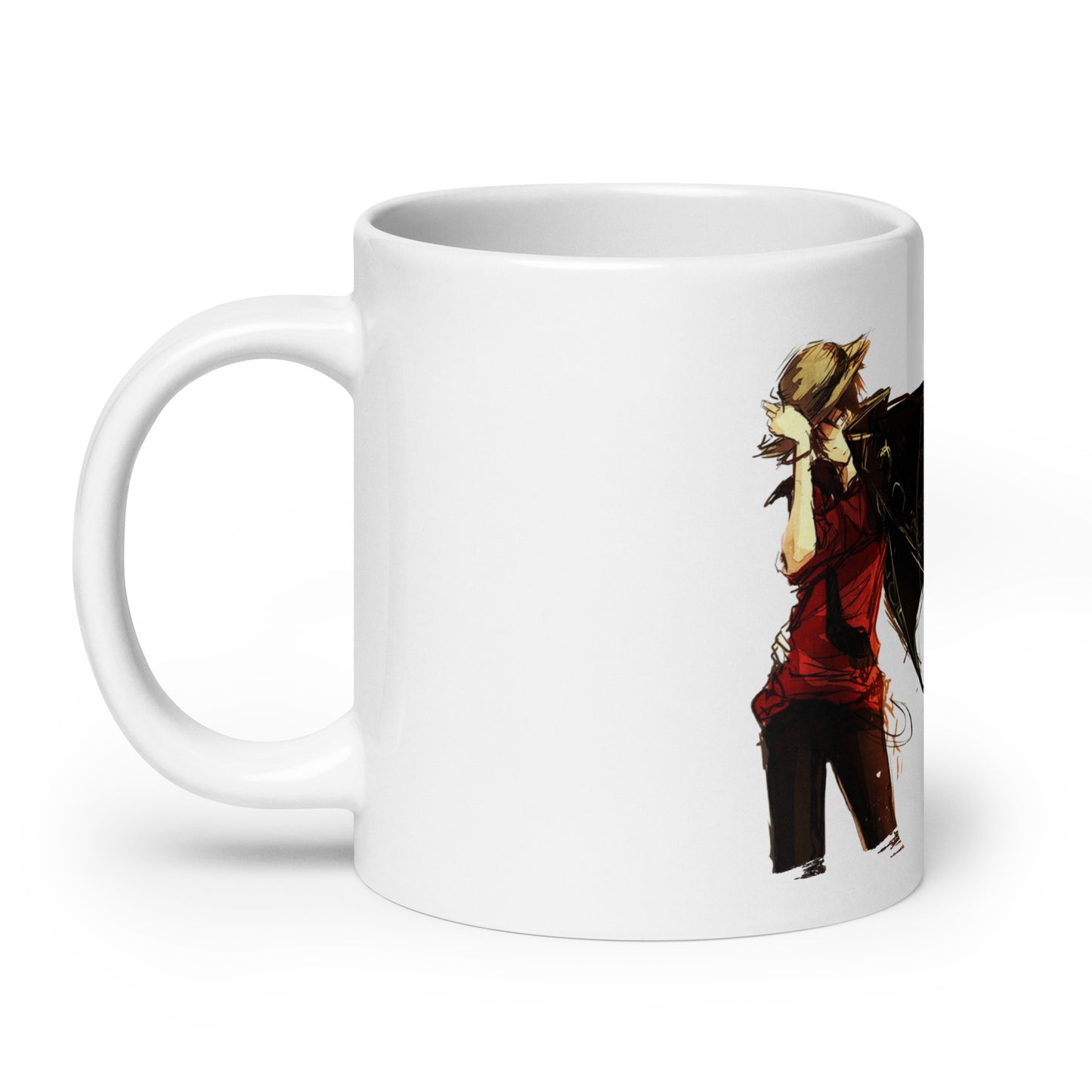 White Glossy Mug - Luffy 15