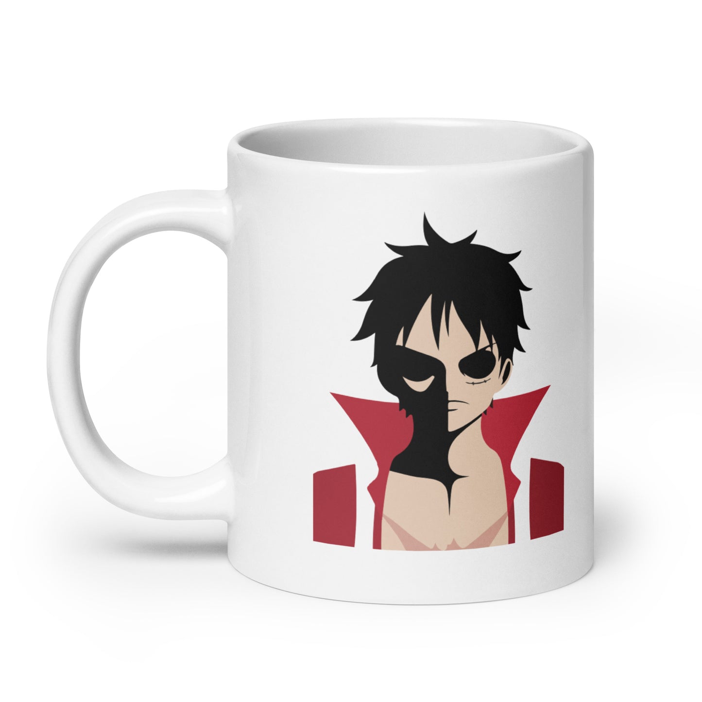 White Glossy Mug - Luffy 21