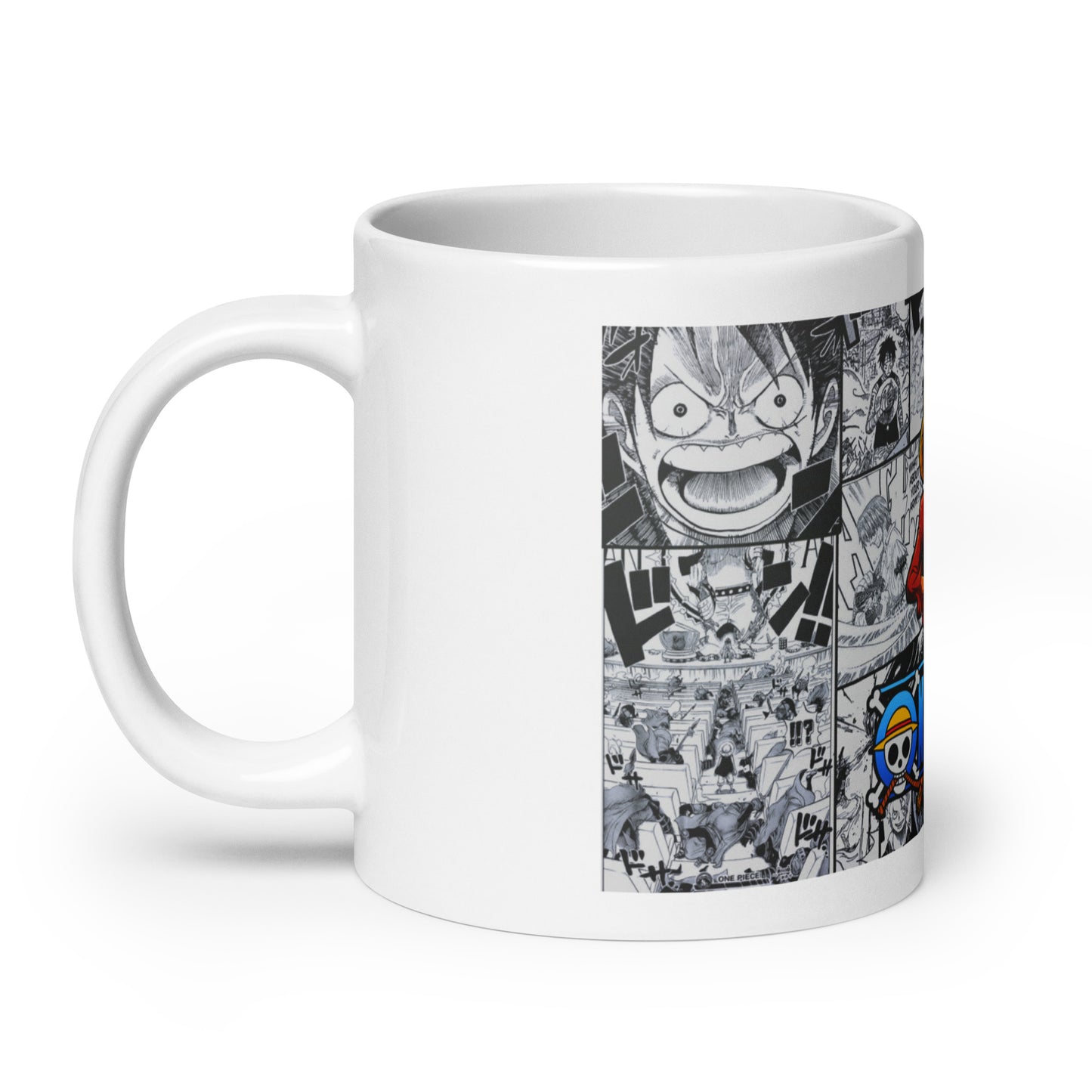 White Glossy Mug - Luffy 22