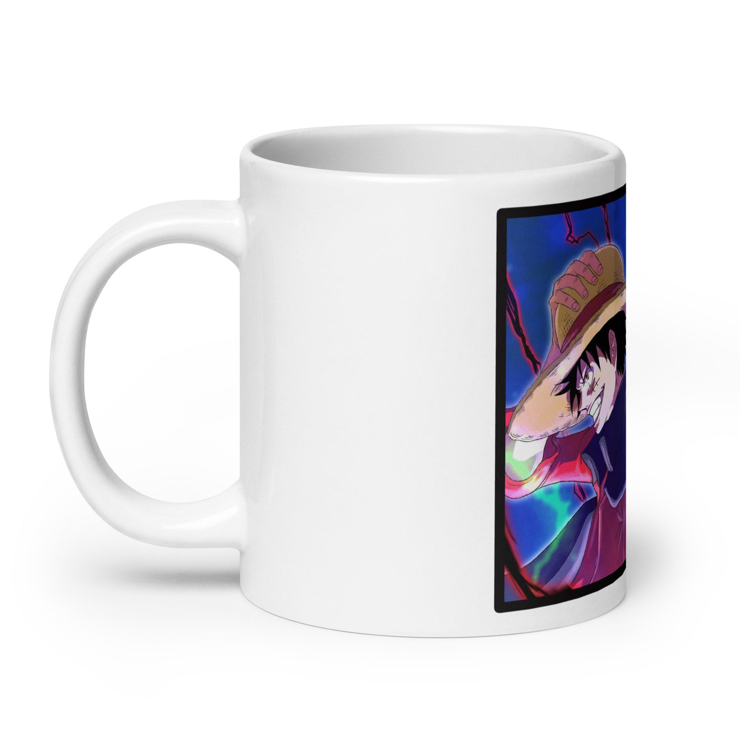 White Glossy Mug - Luffy 28