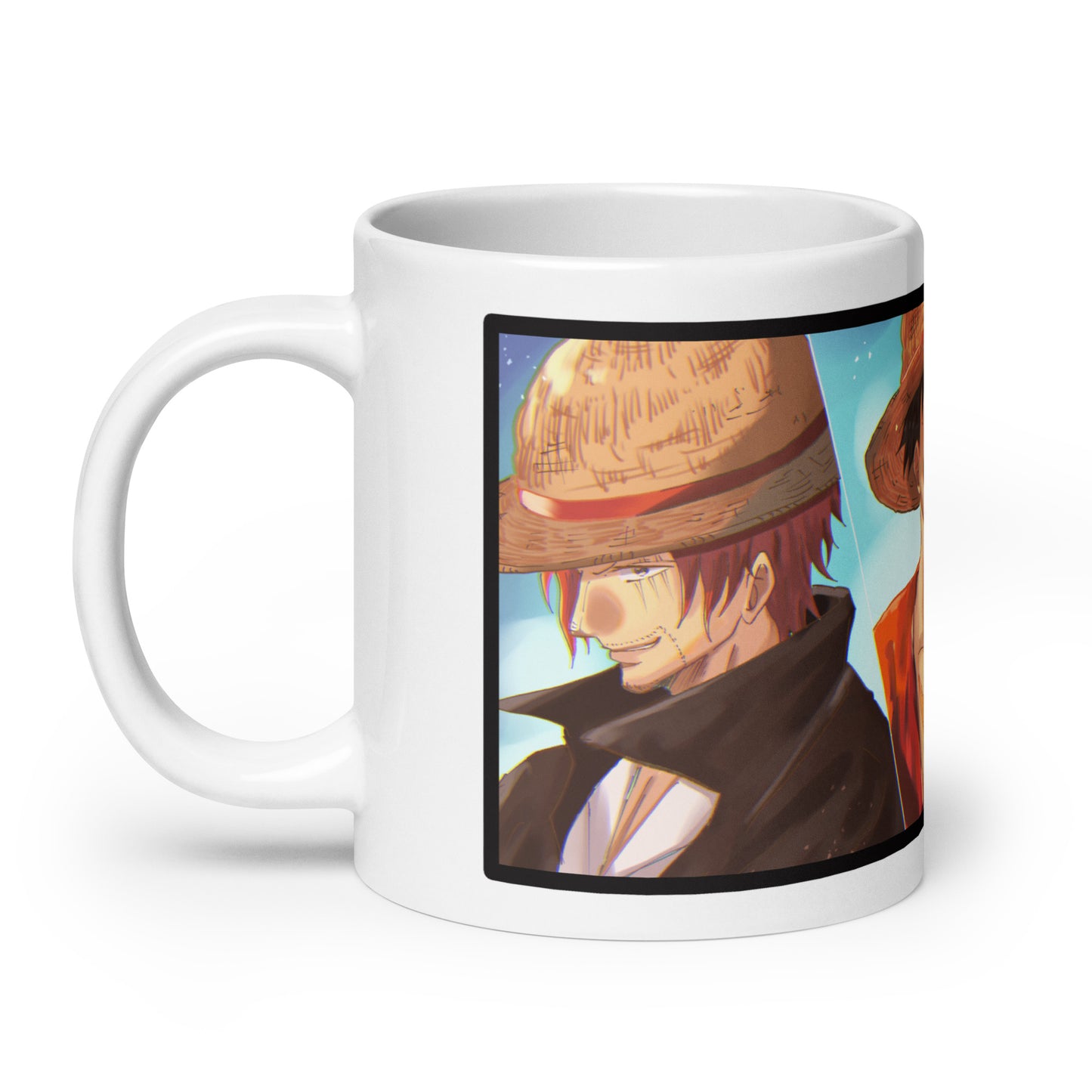 White Glossy Mug - Luffy 29