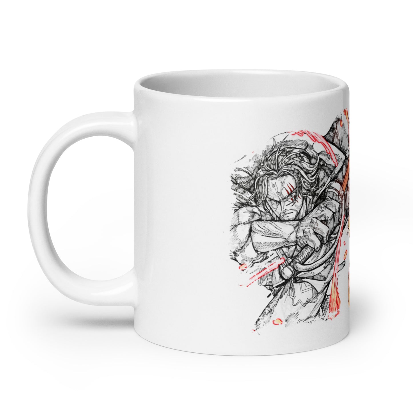 White Glossy Mug - Luffy 31