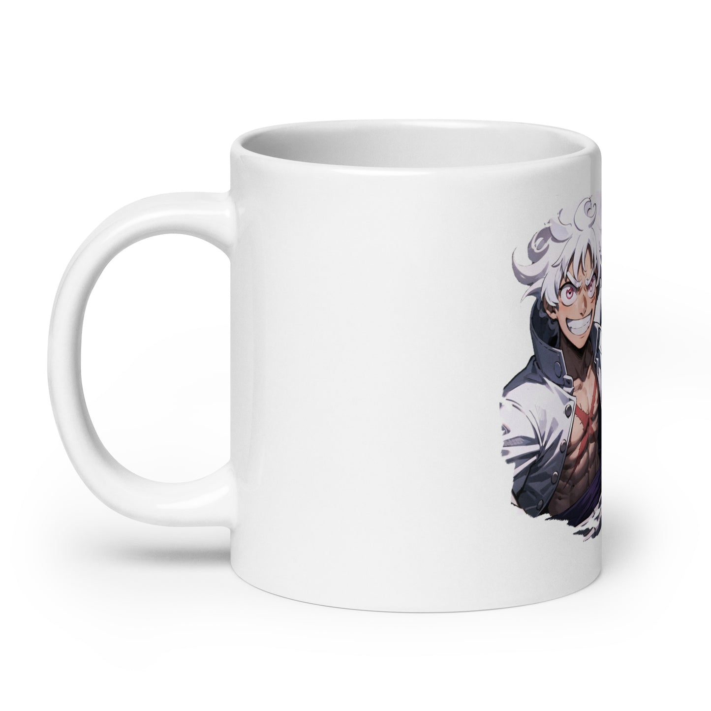 White Glossy Mug - Luffy 34