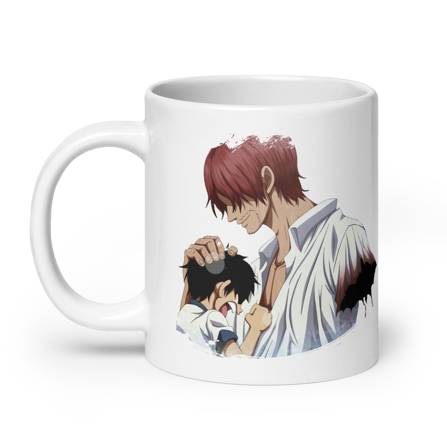 White Glossy Mug - Luffy 39