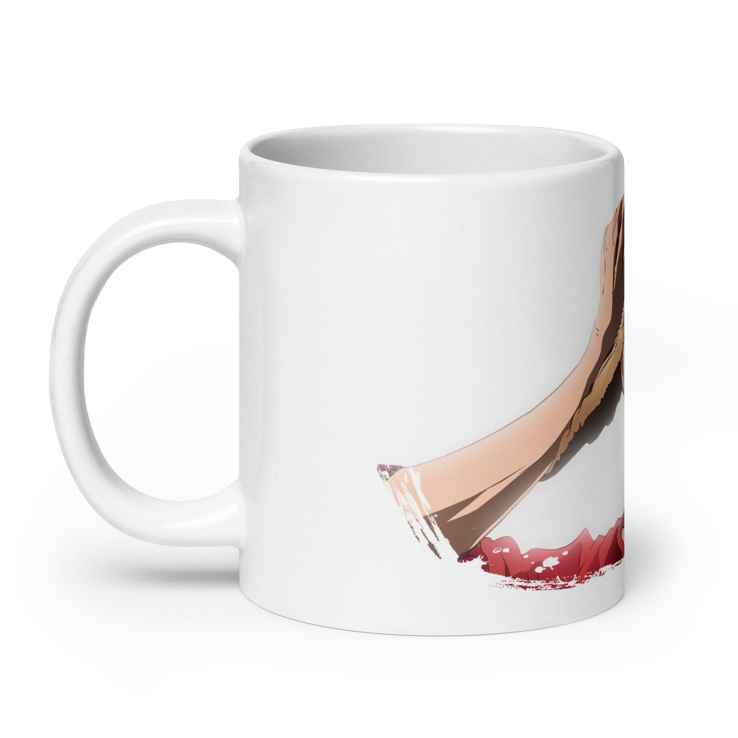 White Glossy Mug - Luffy 50