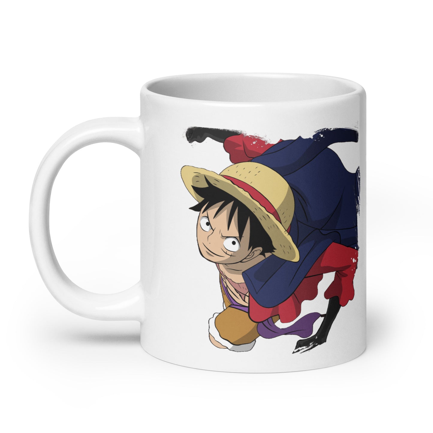 White Glossy Mug - Luffy 54