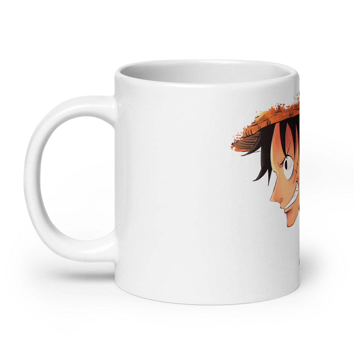 White Glossy Mug - Luffy 68