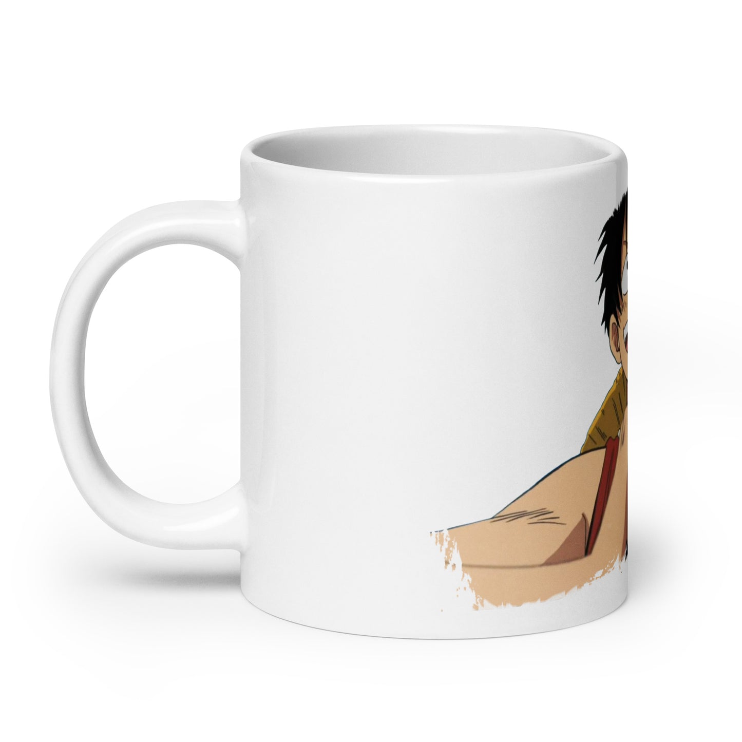 White Glossy Mug - Luffy 71