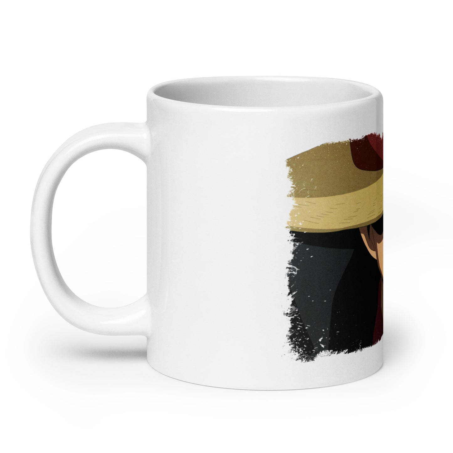 White Glossy Mug - Luffy 73