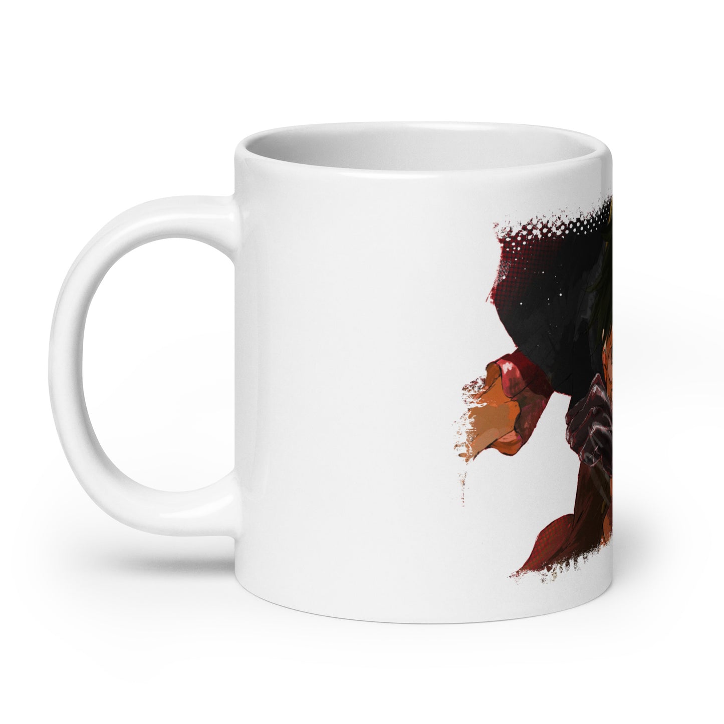 White Glossy Mug - Luffy 75