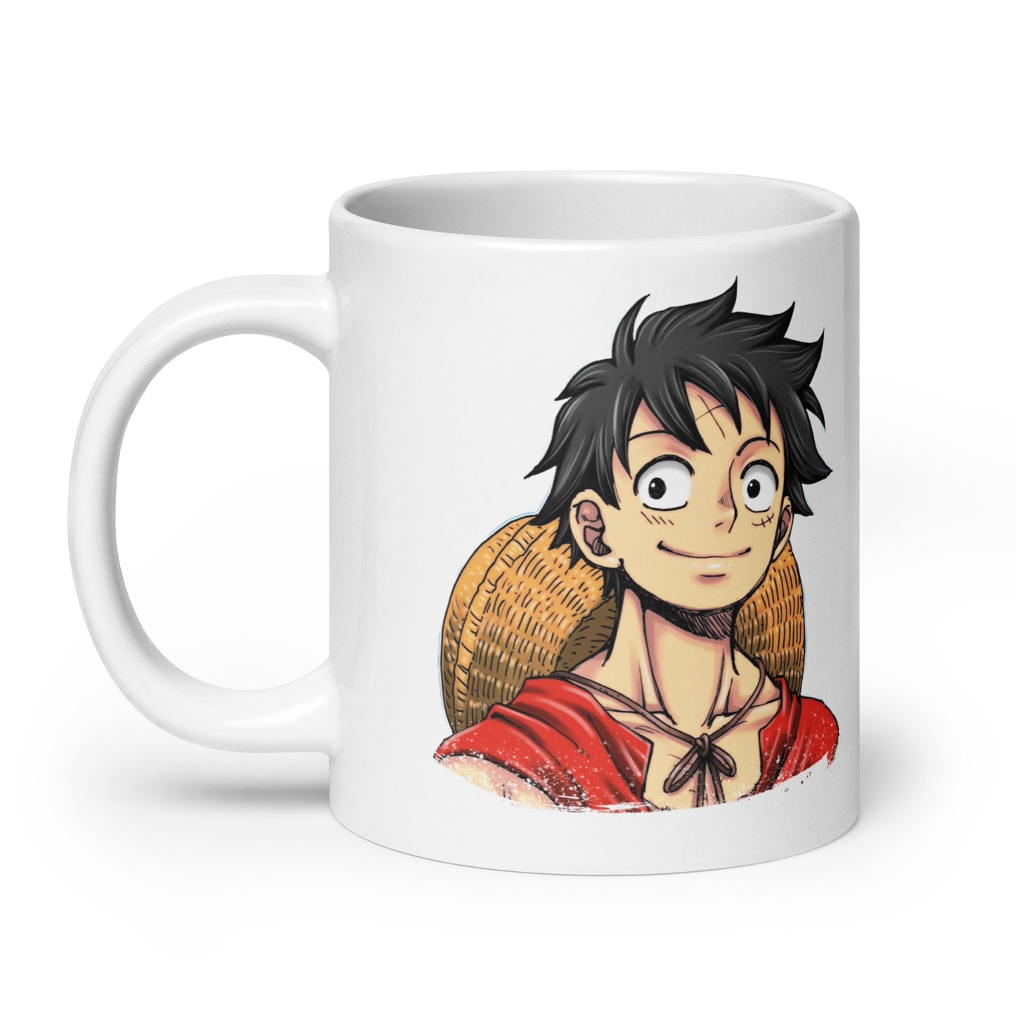 White Glossy Mug - Luffy 77