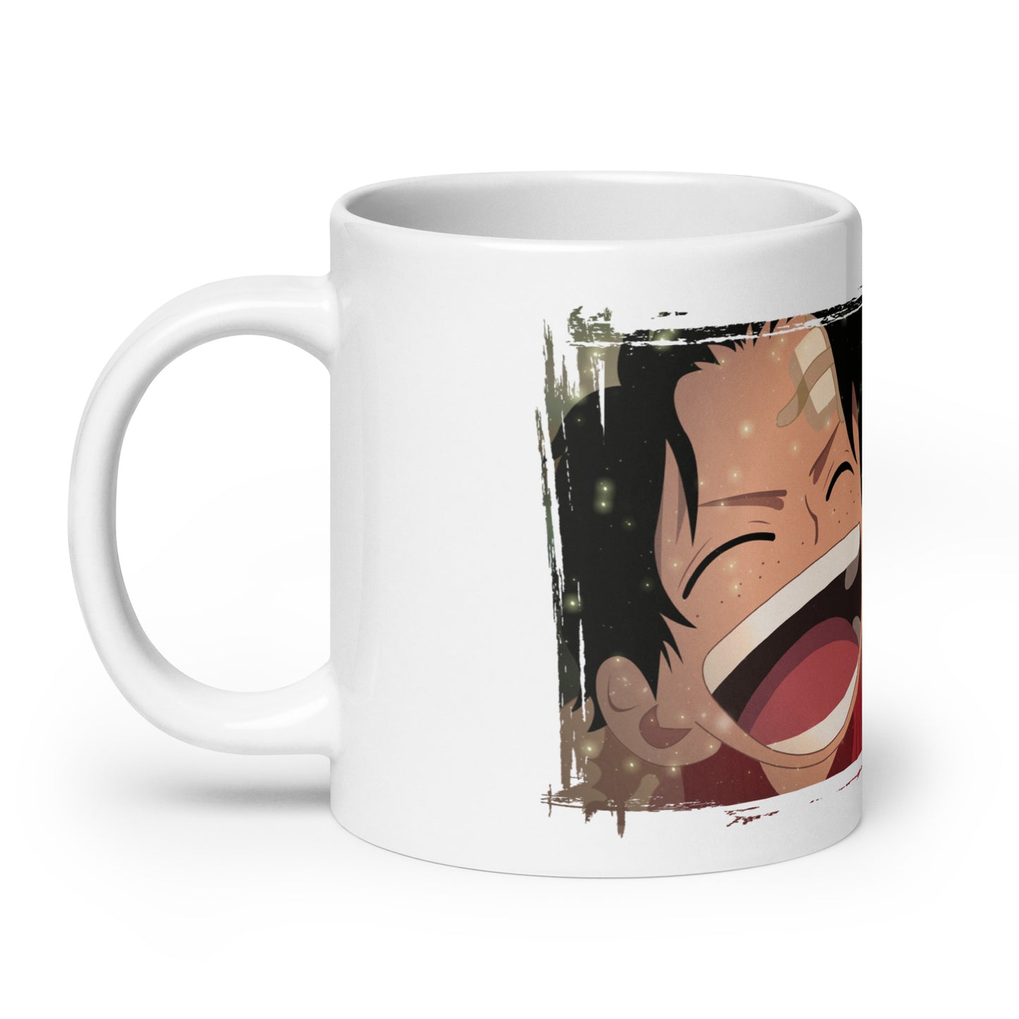 White Glossy Mug - Luffy 82