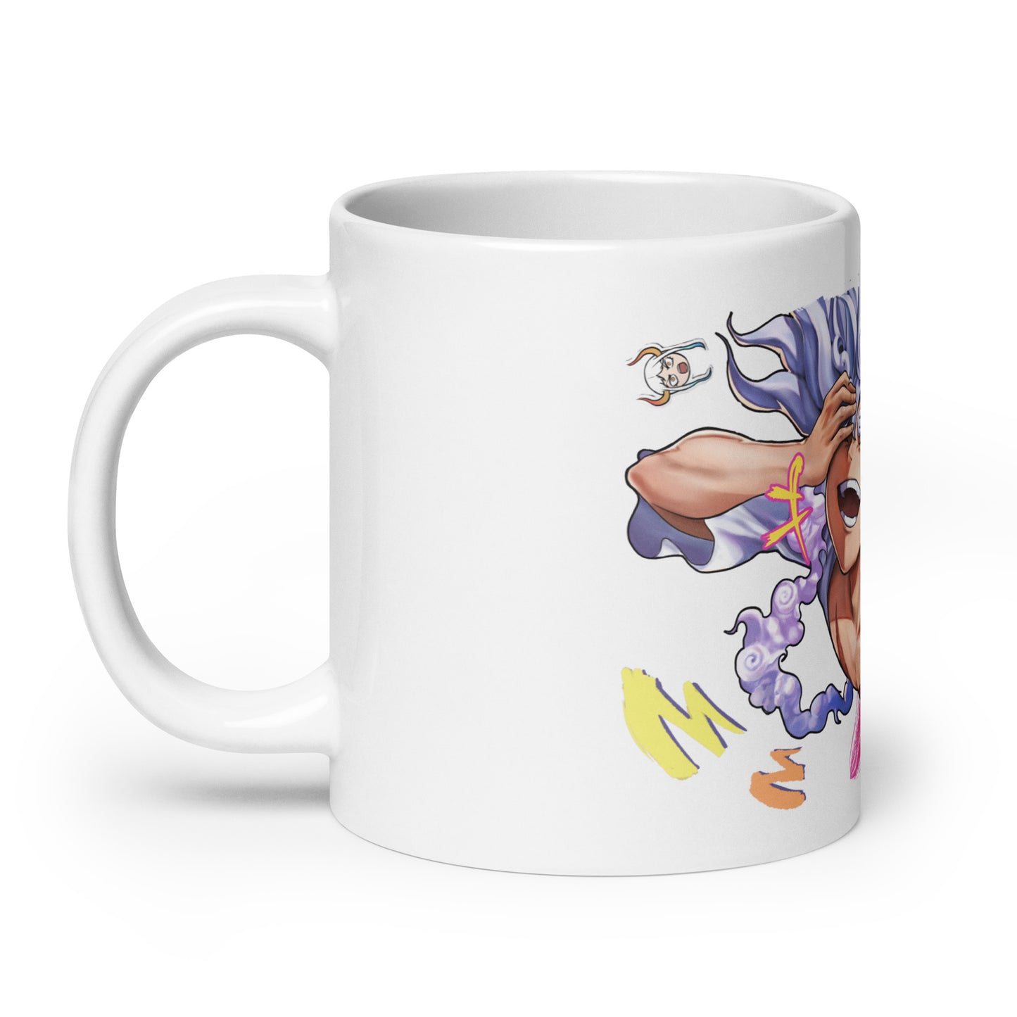 White Glossy Mug - Luffy 83