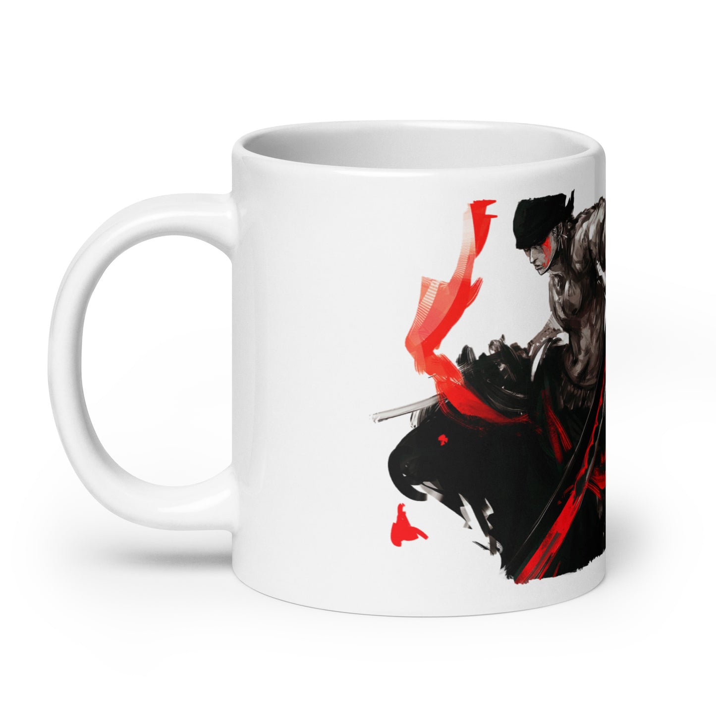 White Glossy Mug - Zoro 4