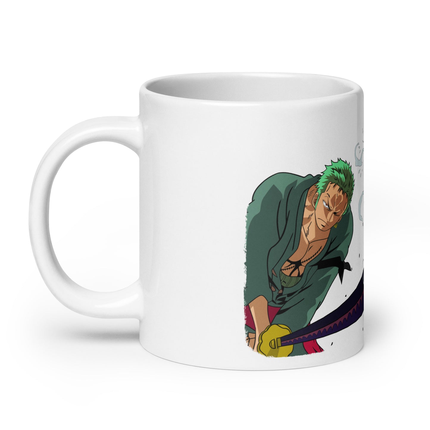 White Glossy Mug - Zoro 8