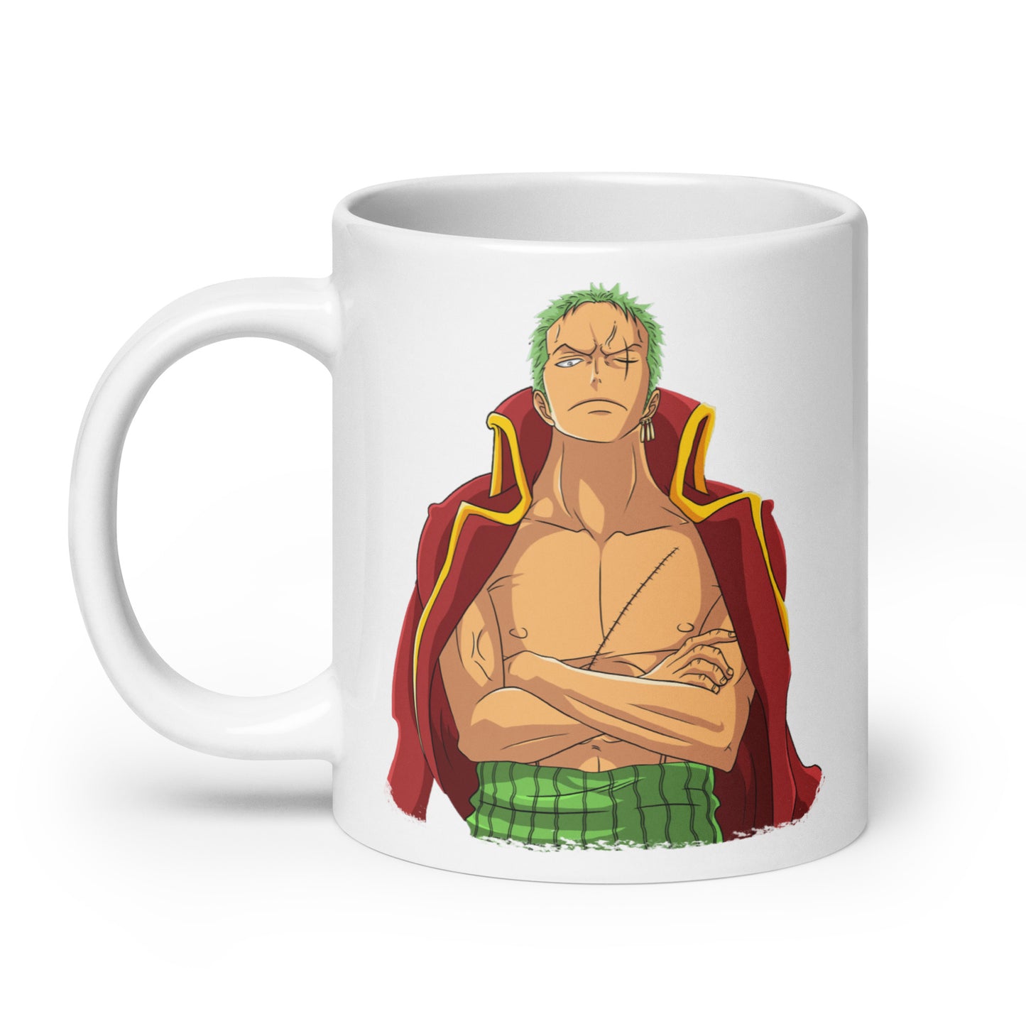 White Glossy Mug - Zoro 13